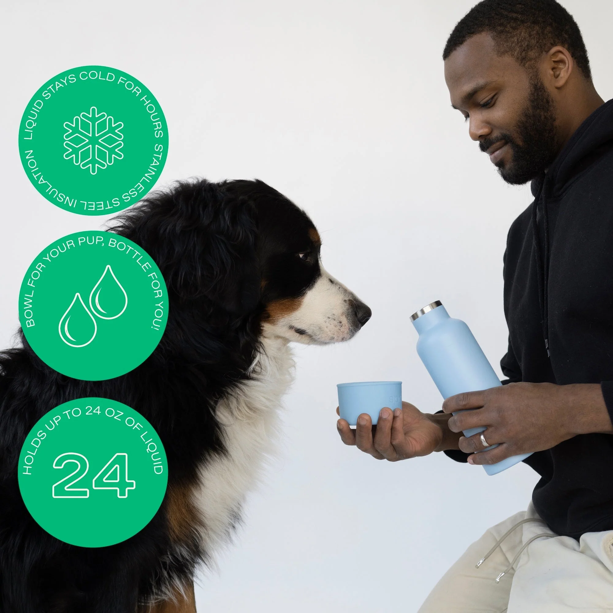 Springer 24oz Dog & Me Insulated Water Bottle - Image 4