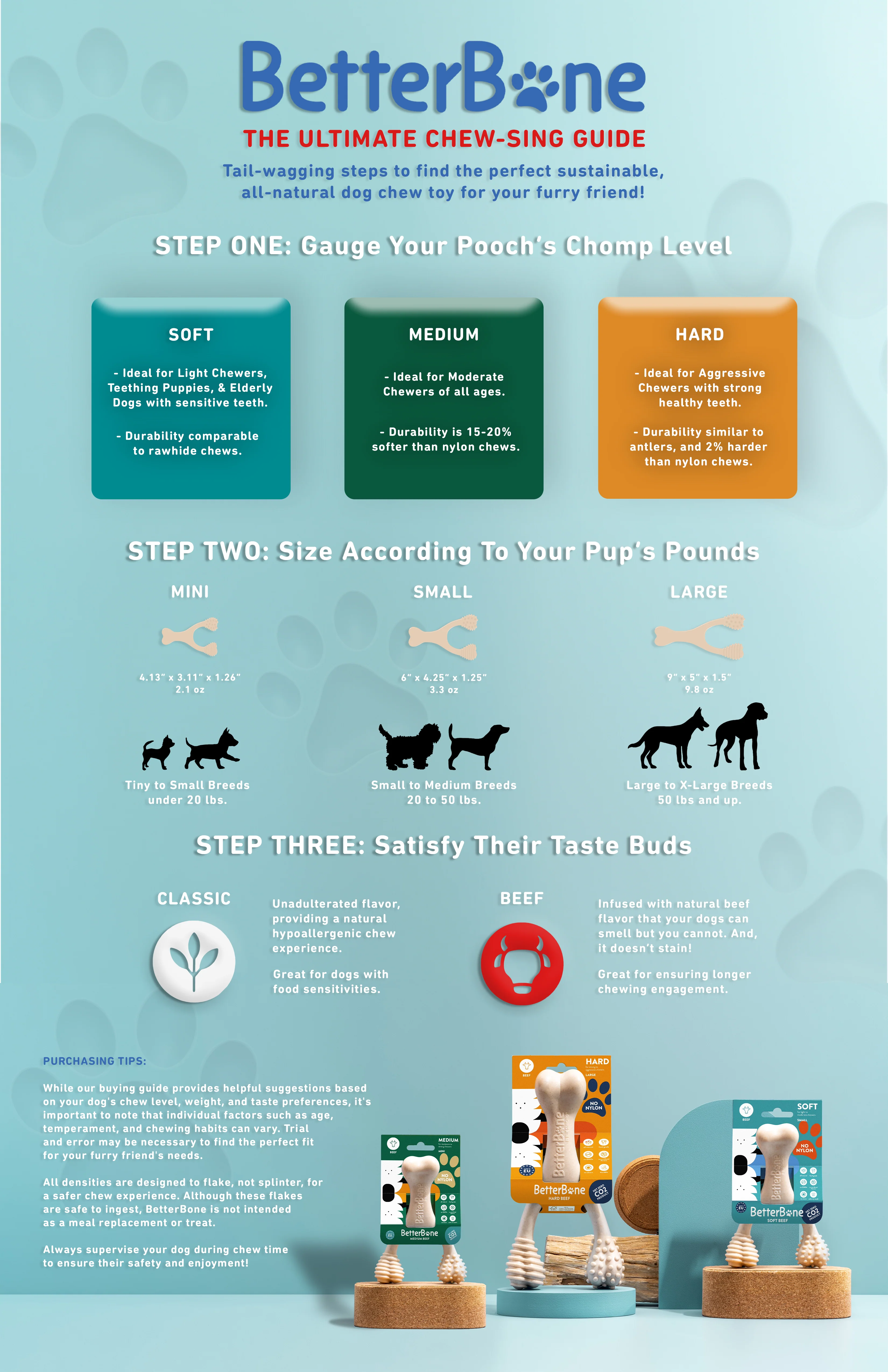 BetterBone SOFT Durability CHEW TOY: Natural Ingredients, Perfect for Teething Puppies, Senior Dogs & Gentle Chewers - Image 3