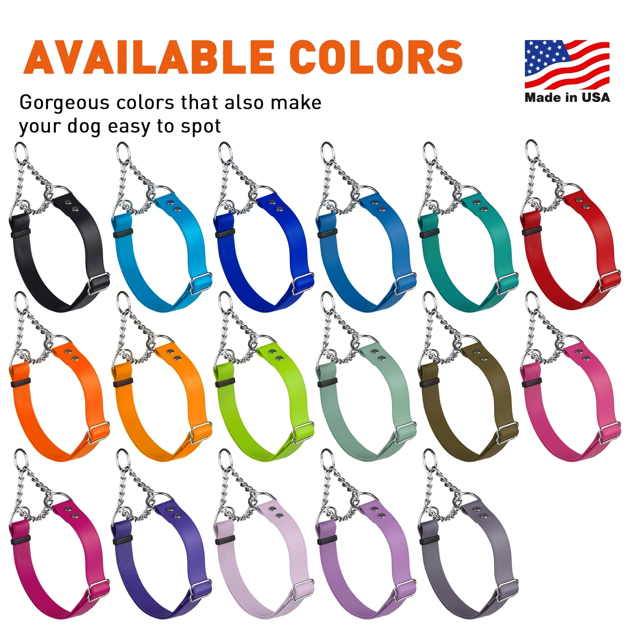 Biothane Adjustable Martingale Collar for Dogs - Image 5