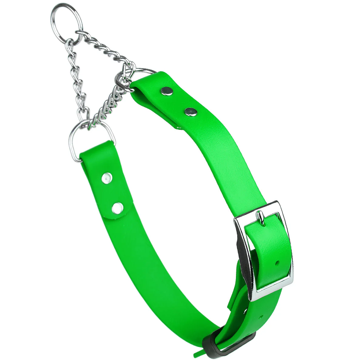 Biothane Adjustable Martingale Collar with Metal Buckle - Image 15