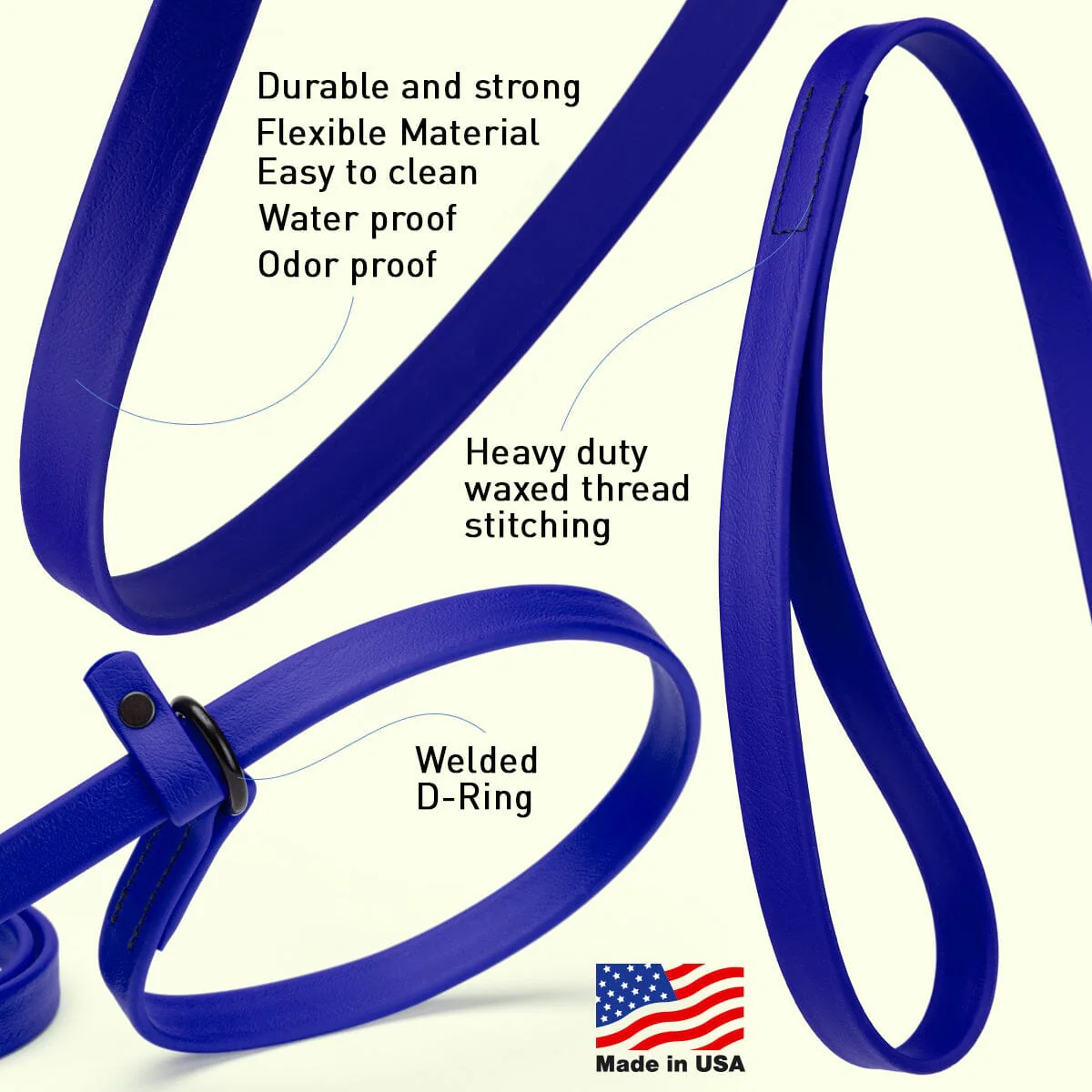 Biothane Slip Lead for Dogs, 5FT and 7FT - Image 5