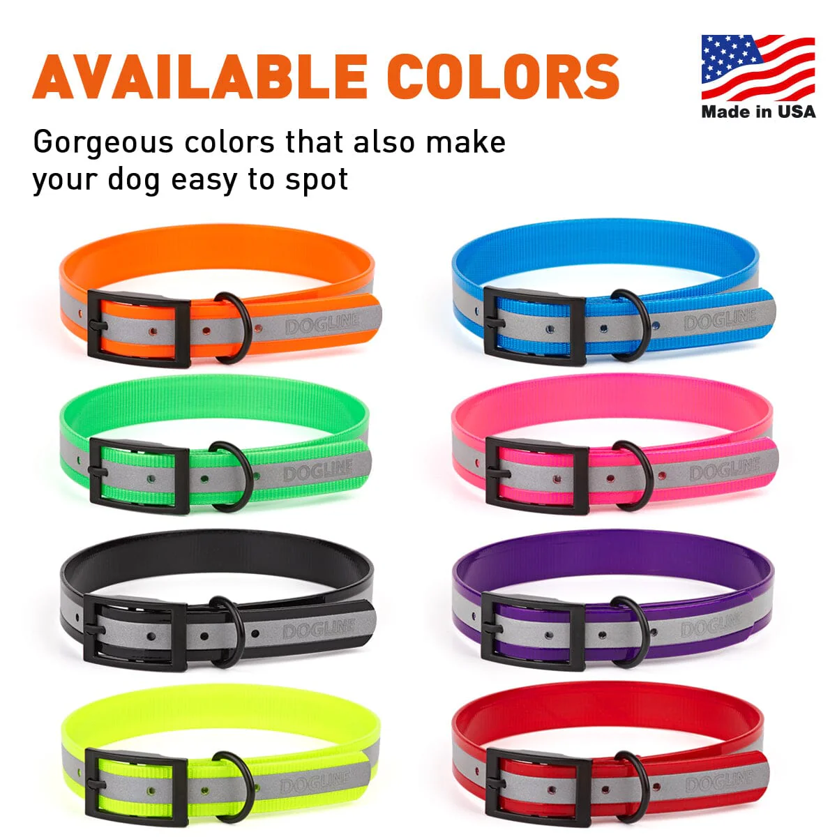 Biothane Translucent Reflective Dog Collar - Image 8