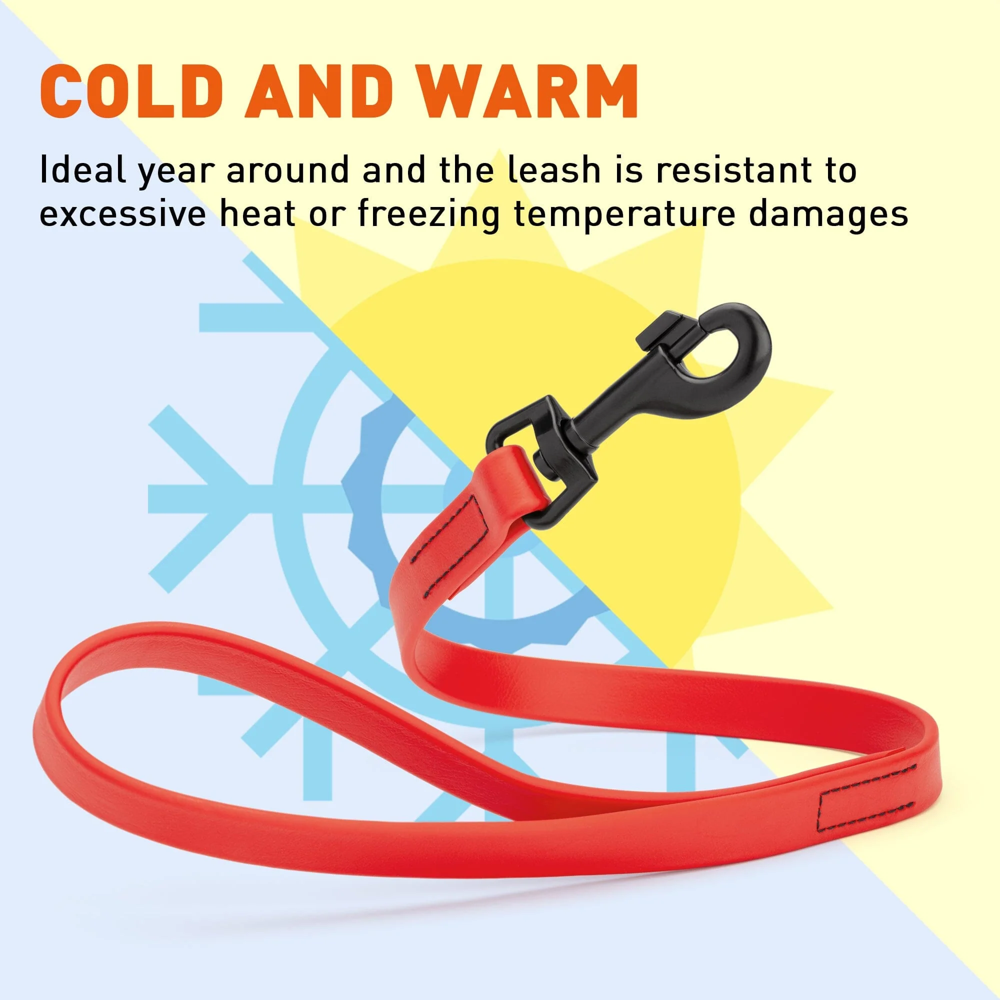 Biothane Waterproof Traffic Lead for Dogs, 2 ft - Image 10