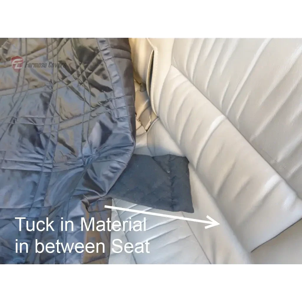Formosa Covers Car Seat Hammock Cover with Non-Slip Fabric for Dogs and Pets Grey - Image 6