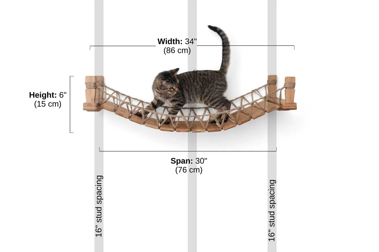 Catastrophic Creations Cat Bridge for Wall - Image 19