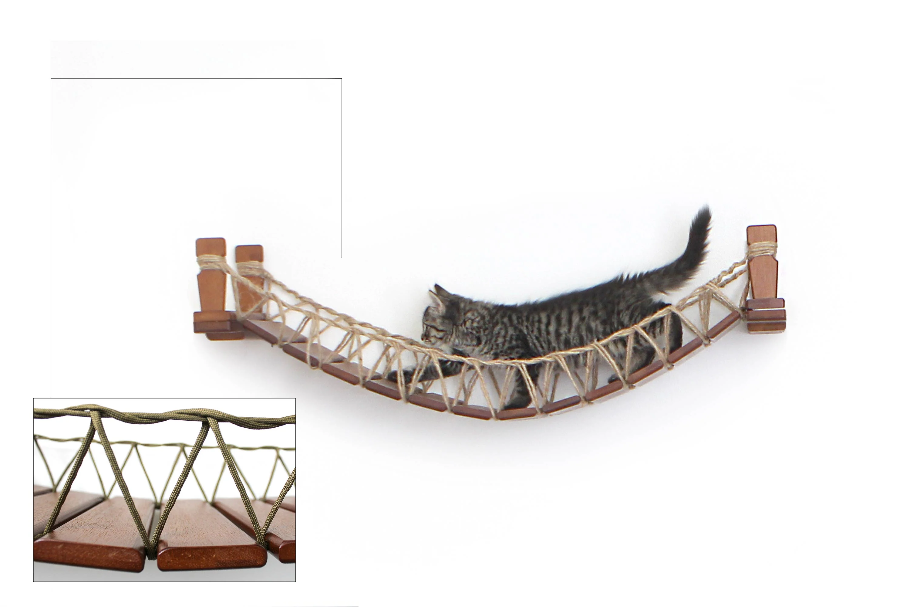 Catastrophic Creations Cat Bridge for Wall - Image 27