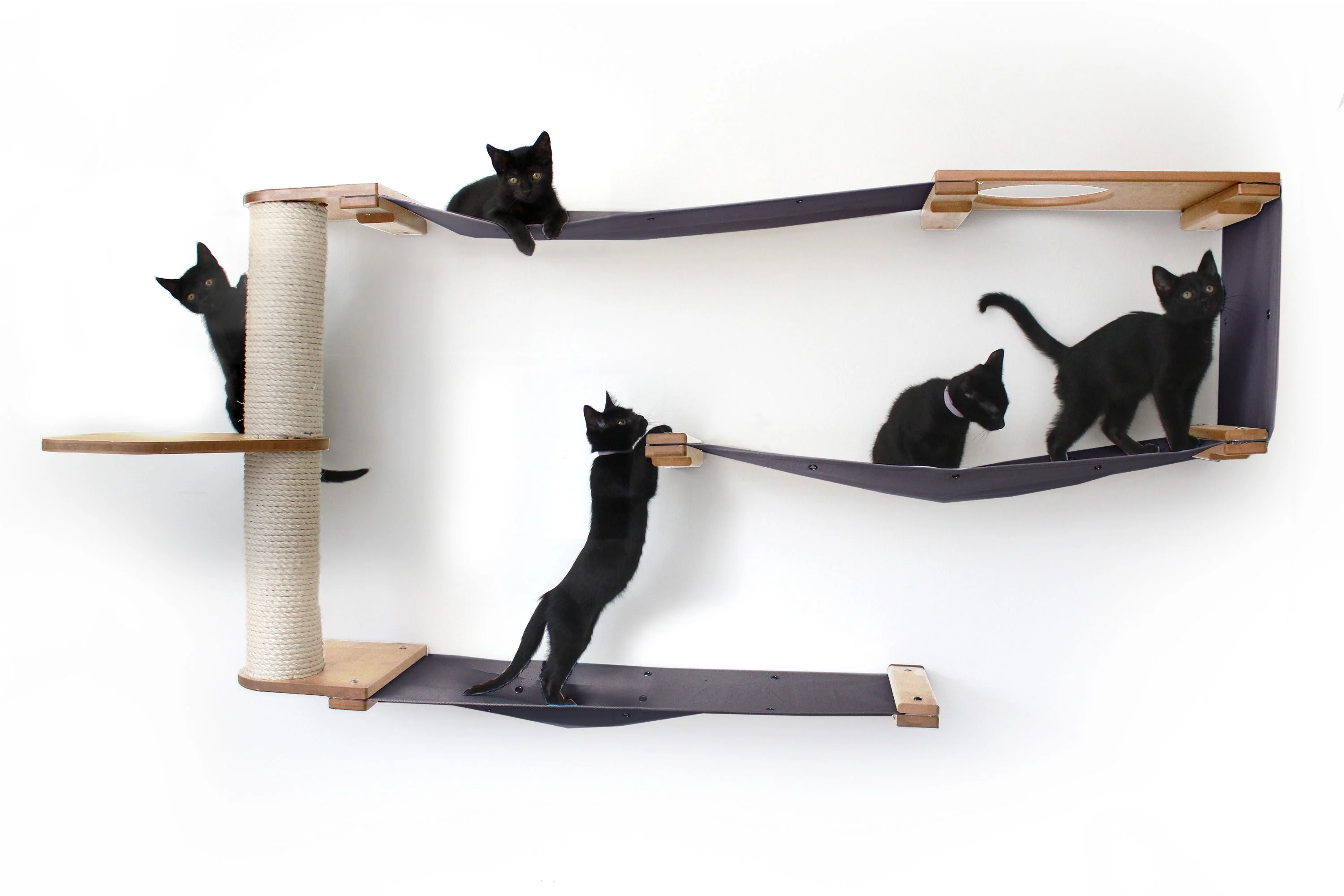 Catastrophic Creations Cat Maze Wall - 3 Tier Cat Tree - Image 30