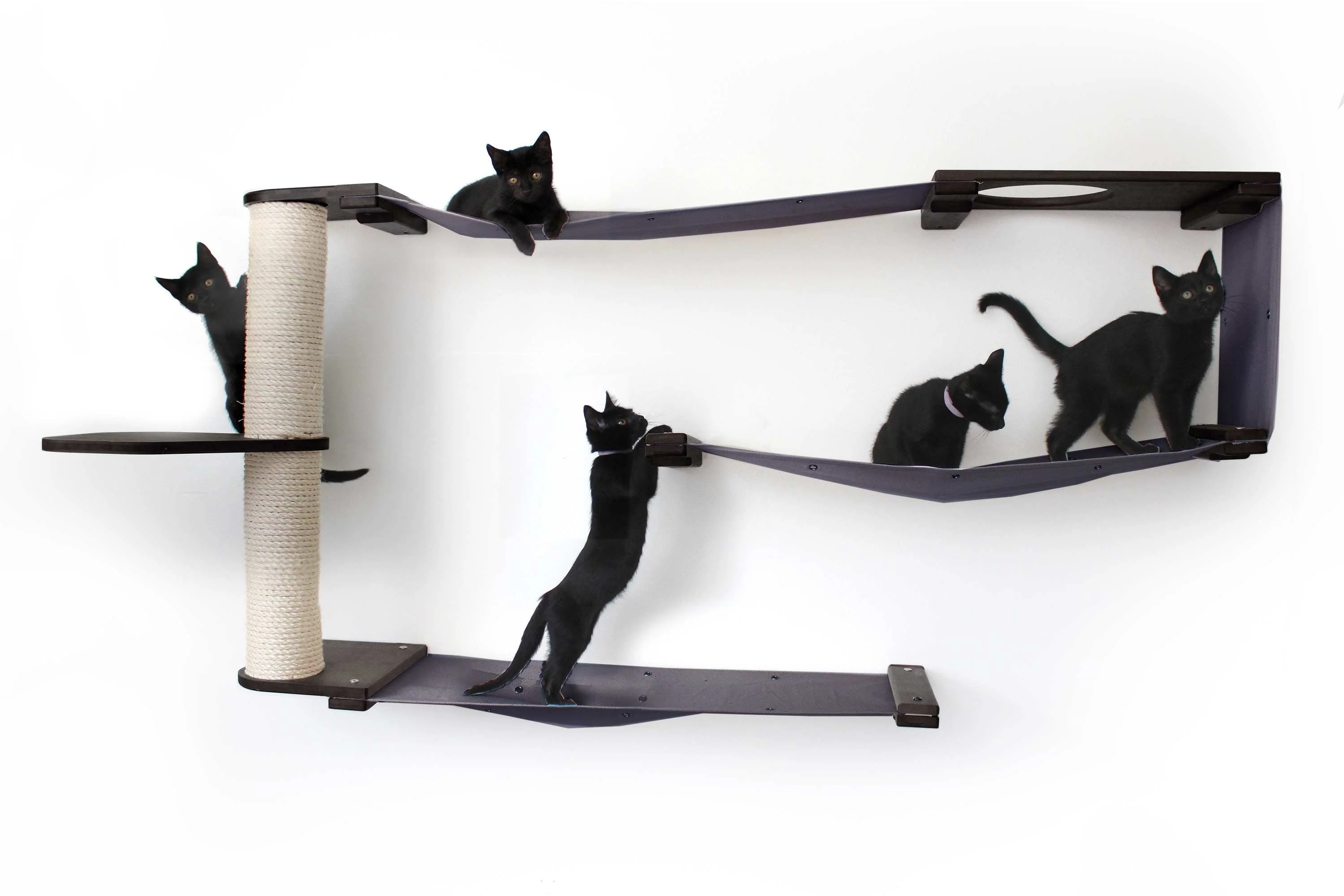 Catastrophic Creations Cat Maze Wall - 3 Tier Cat Tree - Image 35