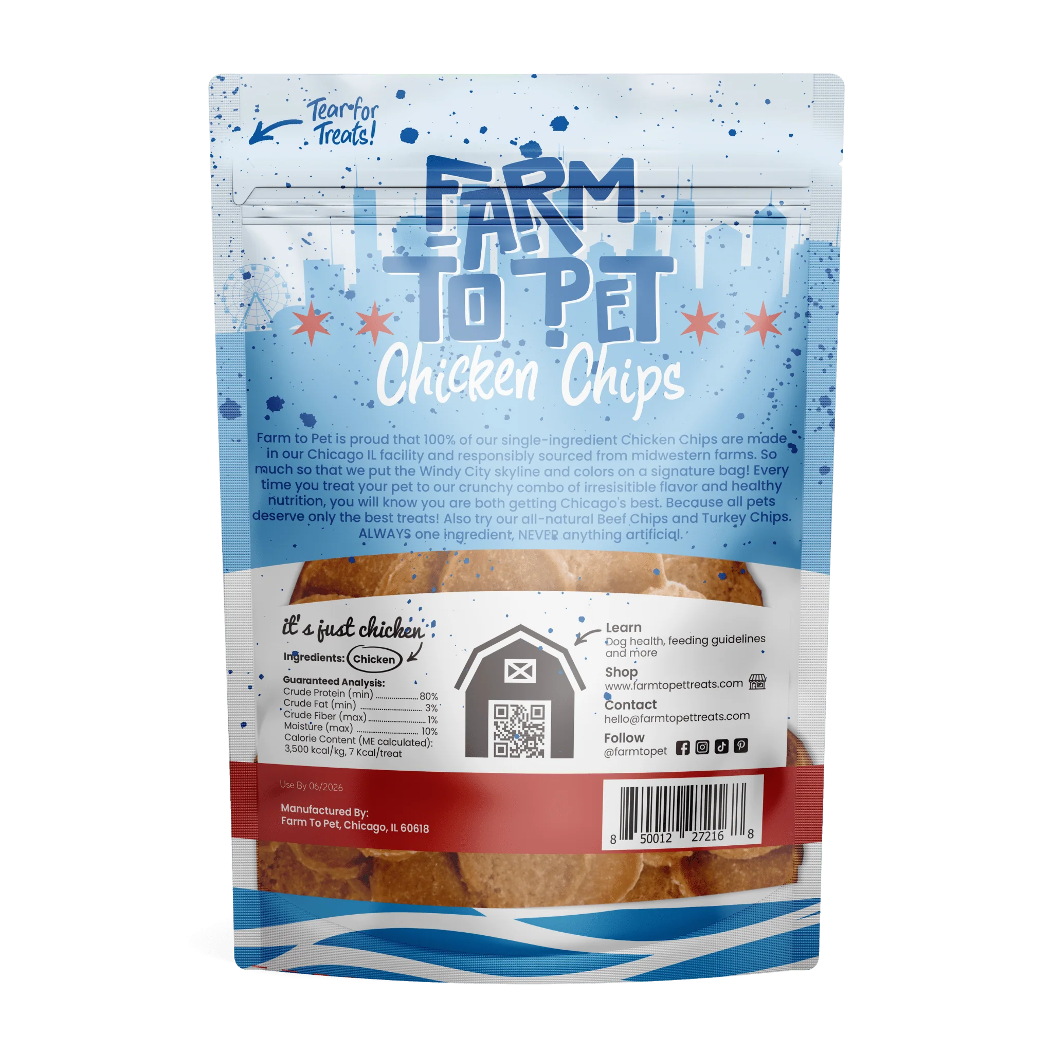 Chicago Chicken Chips for Dogs - Image 2