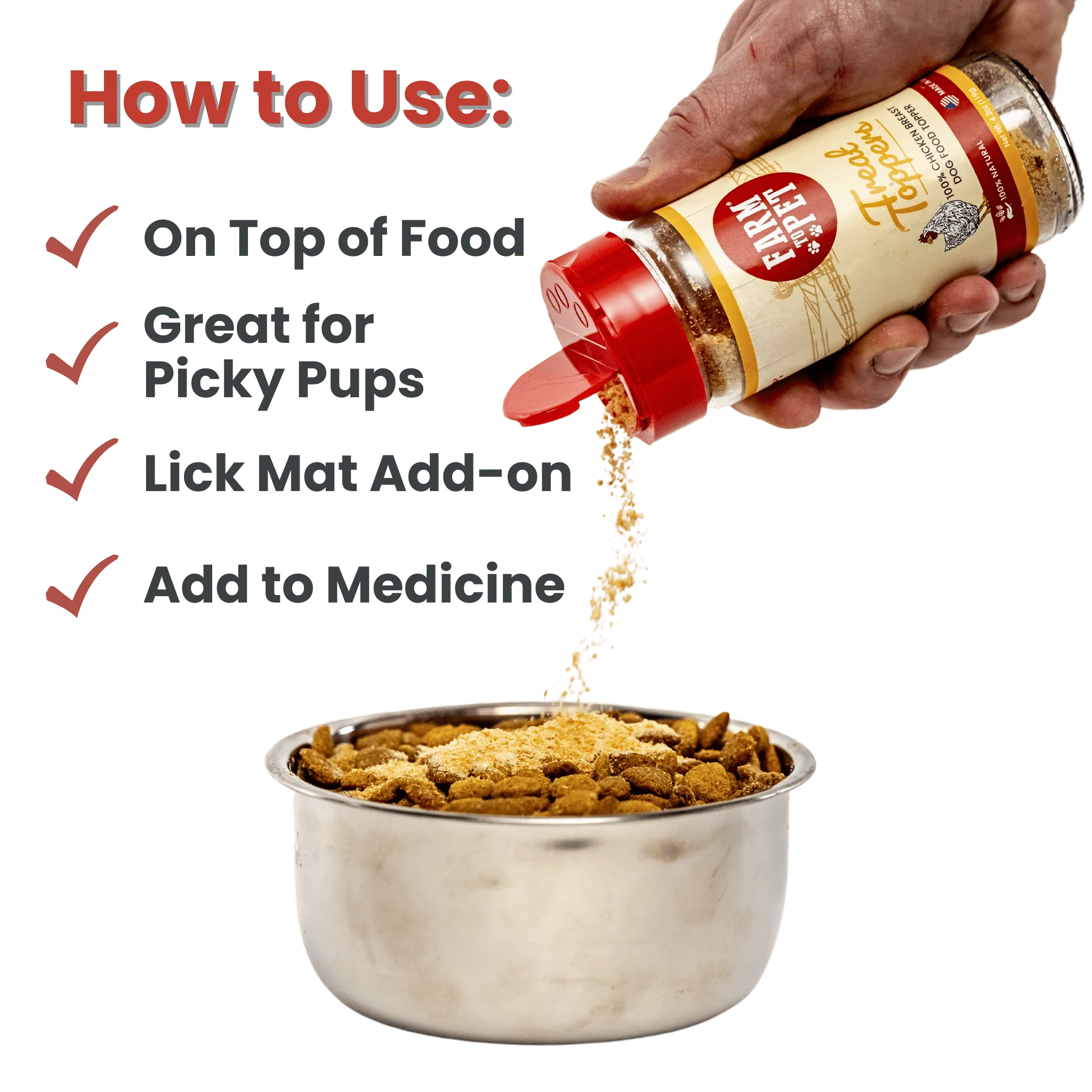 Chicken Treat Dog Food Topper - Image 4