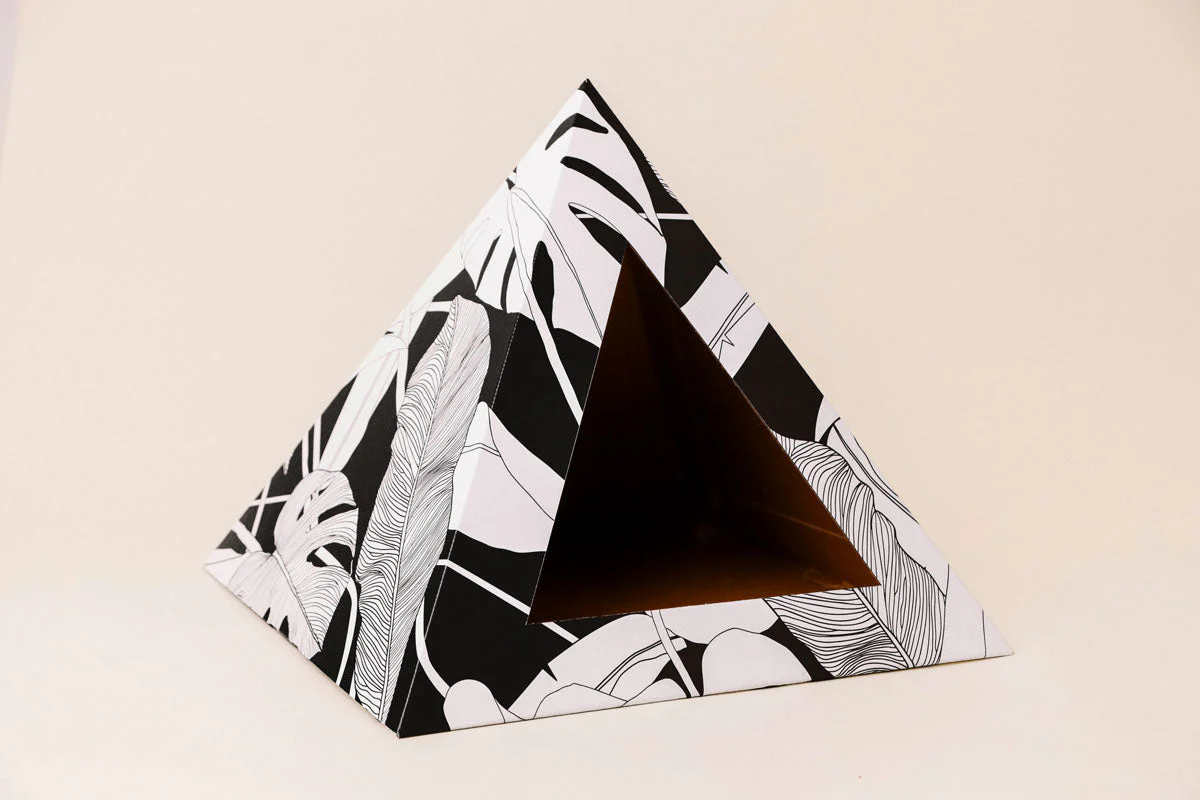 Kitty Kardboard® 'Dark Paradise' Cat Pyramid - Image 5