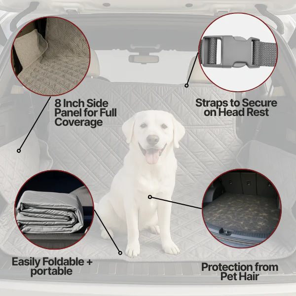 Formosa Covers Deluxe Padded Cargo Liner  52"W x 93"L in Grey - Image 3