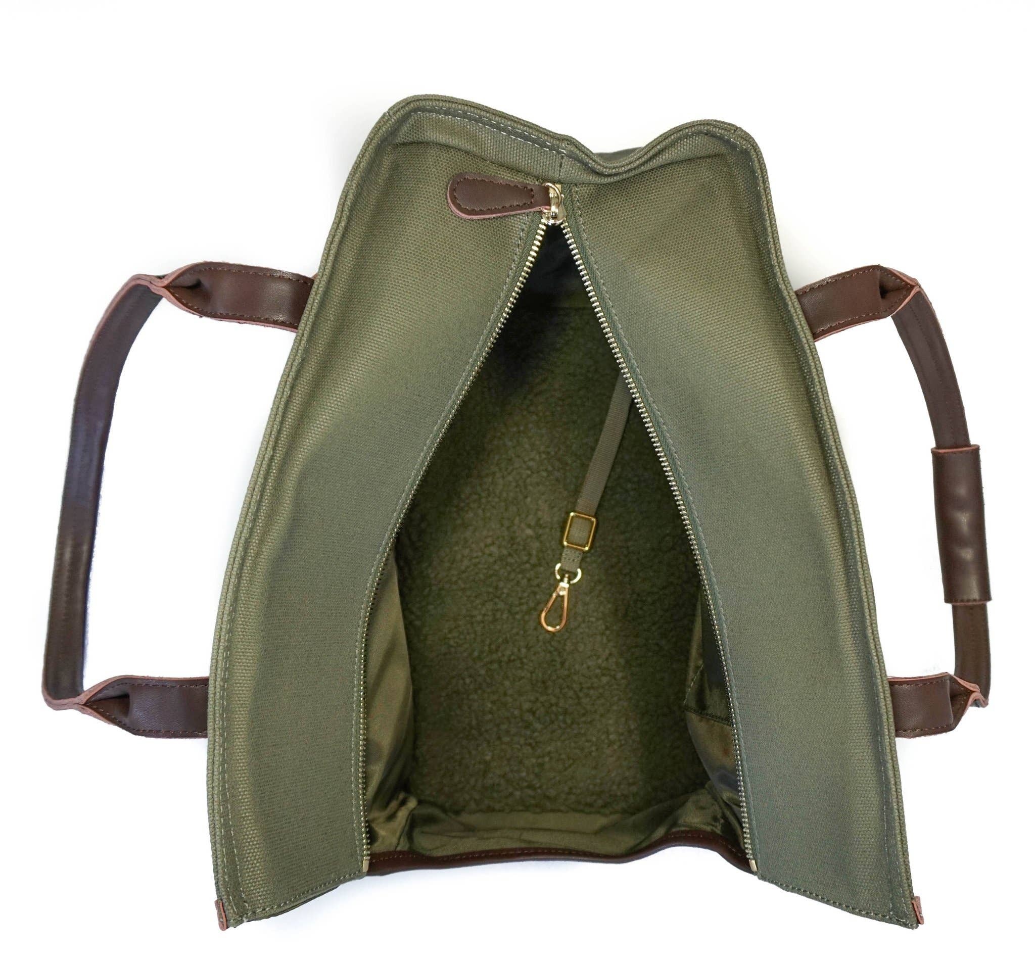DjangoTote™ Waxed Canvas Dog Carrier Bag and Pet Travel Tote - Image 11