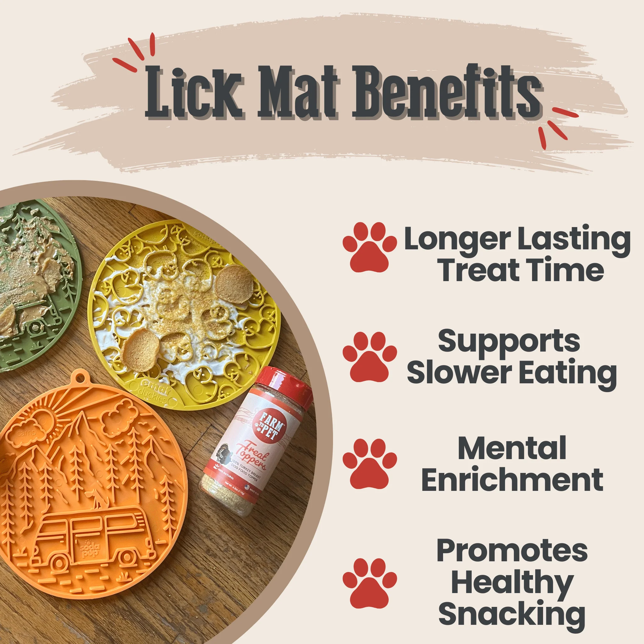Dog Lick Mats with Suction Cups - Image 11