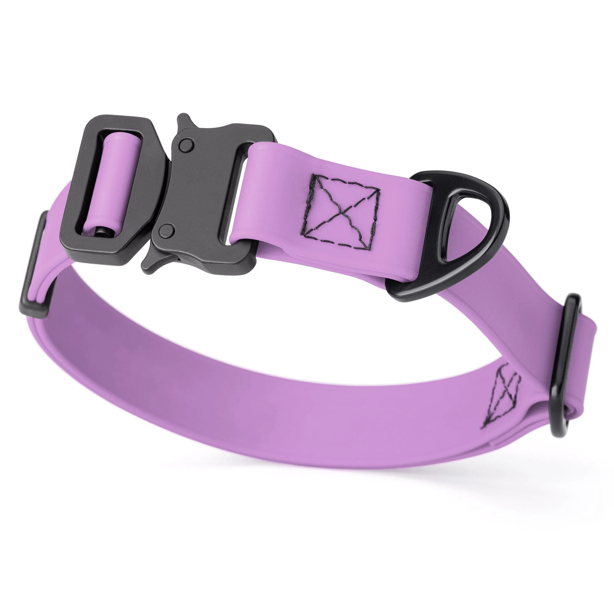 Dogline BioThane Dog Collar with Stab-Lock Quick Release Buckle - Image 43