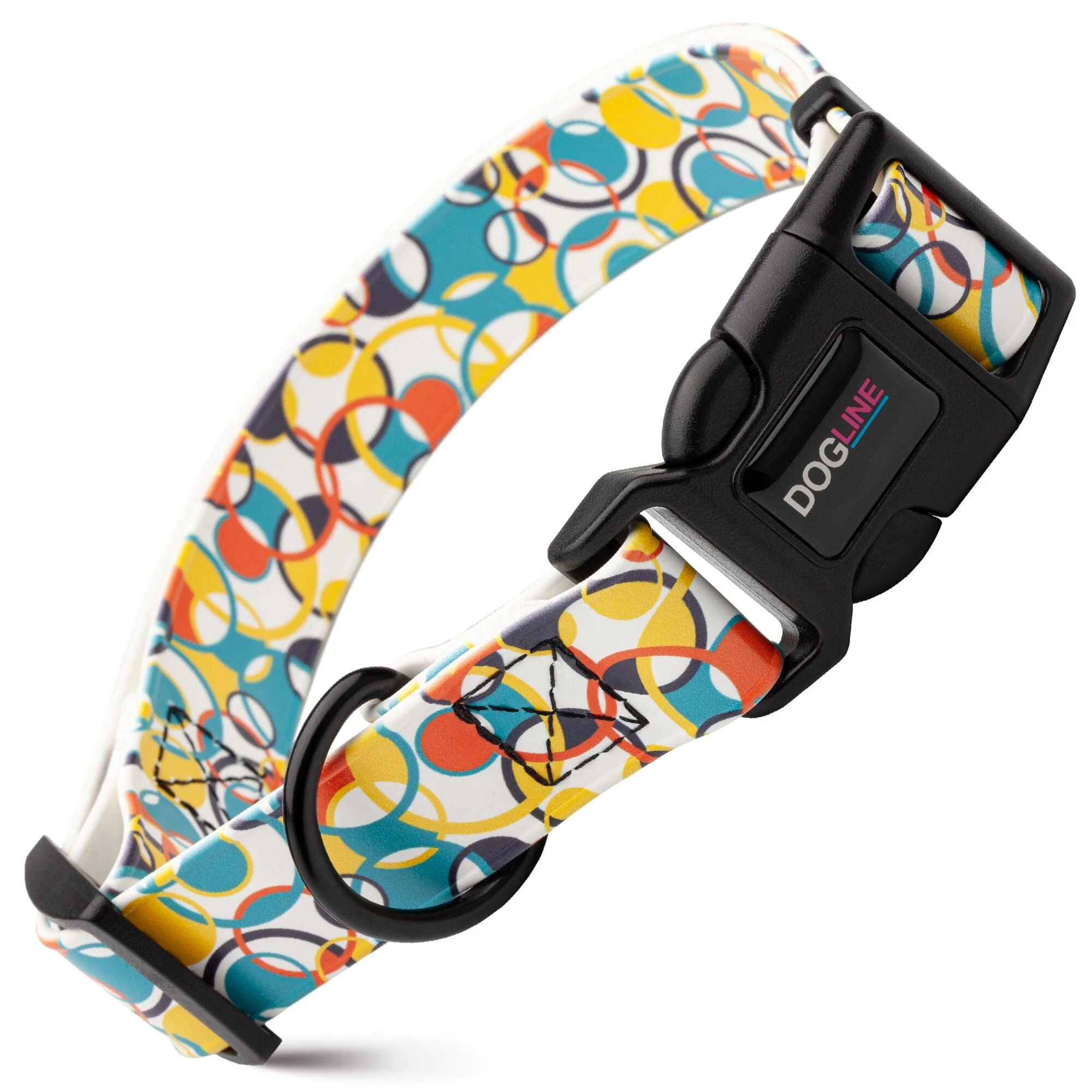 Dogline Biothane Full Color Design Printed Dog Collar with Quick Release Buckle - Image 11