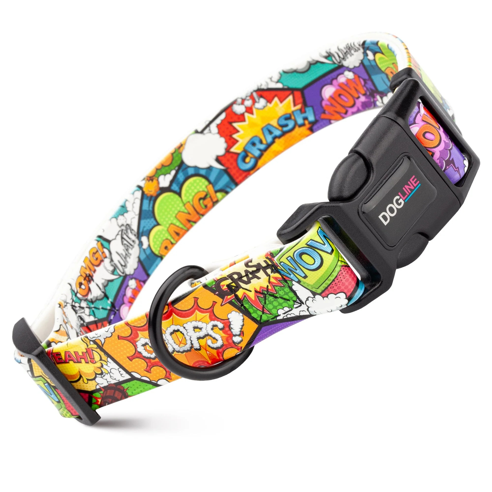 Dogline Biothane Full Color Design Printed Dog Collar with Quick Release Buckle - Image 12