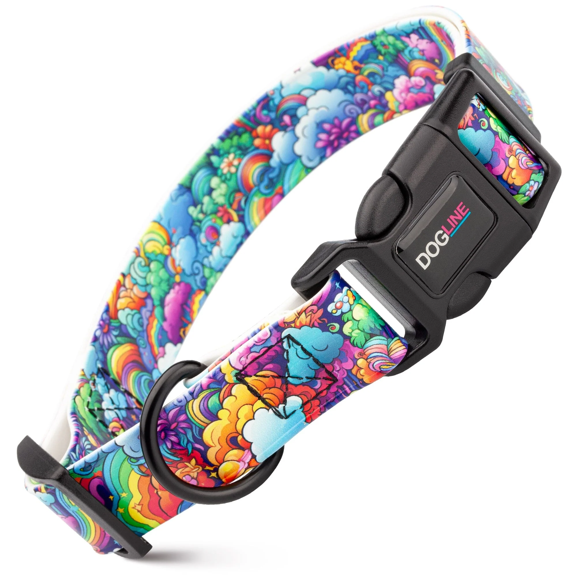 Dogline Biothane Full Color Design Printed Dog Collar with Quick Release Buckle - Image 16