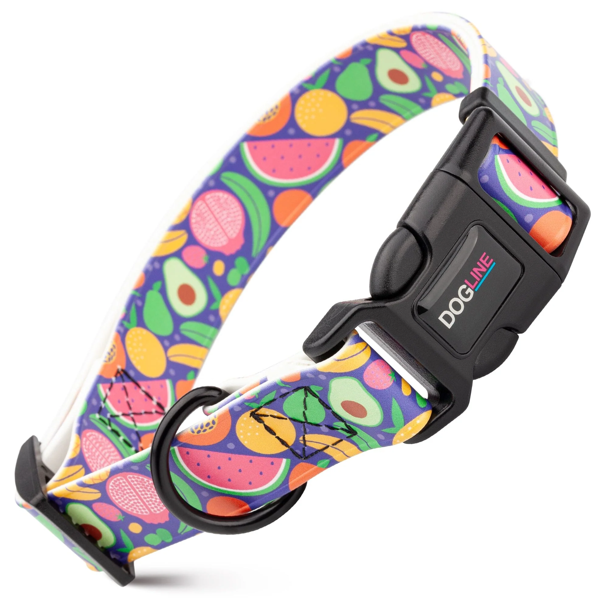 Dogline Biothane Full Color Design Printed Dog Collar with Quick Release Buckle - Image 17