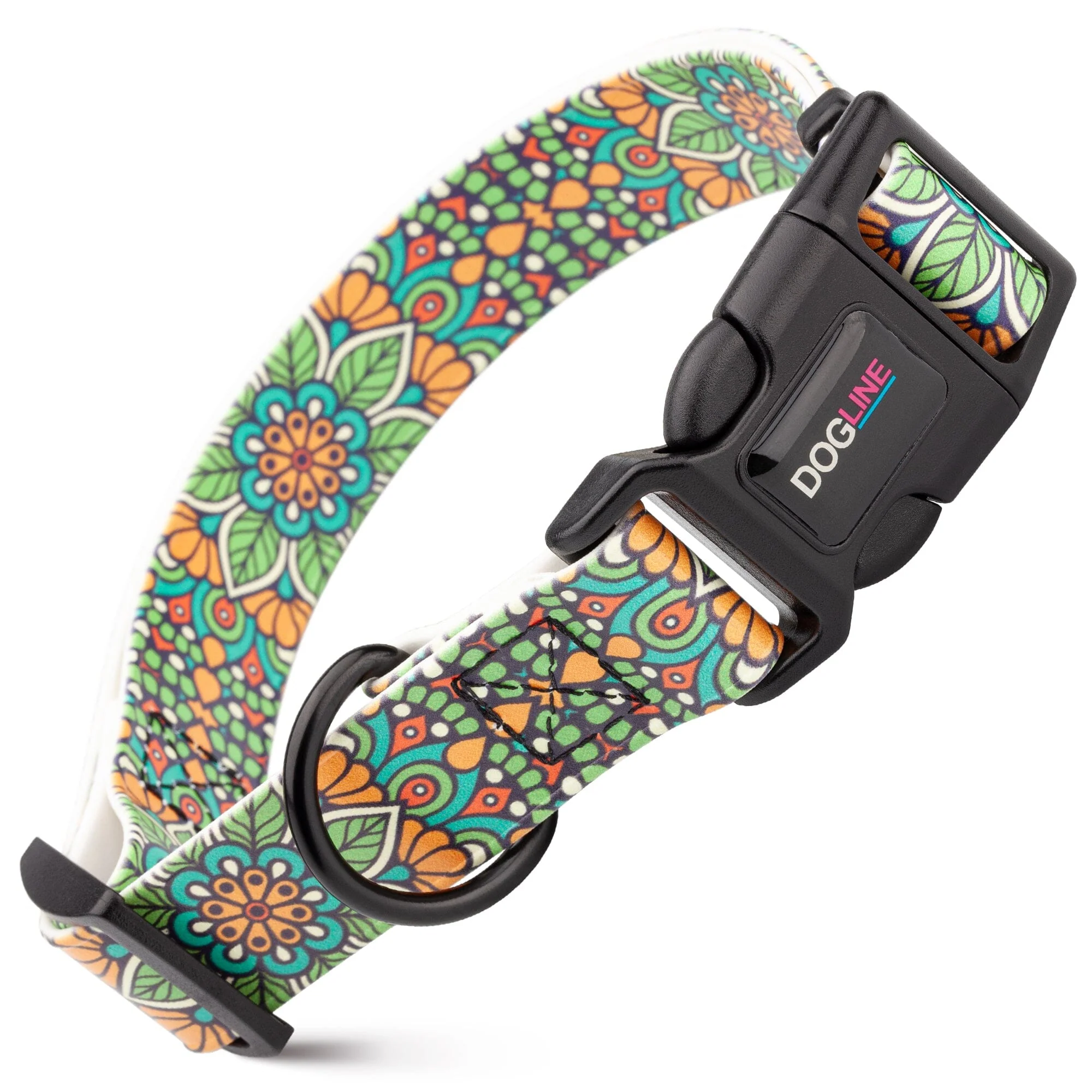 Dogline Biothane Full Color Design Printed Dog Collar with Quick Release Buckle - Image 20