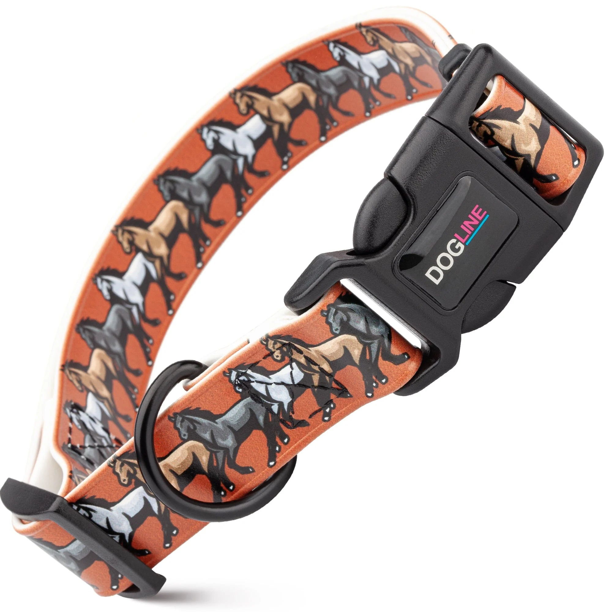 Dogline Biothane Full Color Design Printed Dog Collar with Quick Release Buckle - Image 22