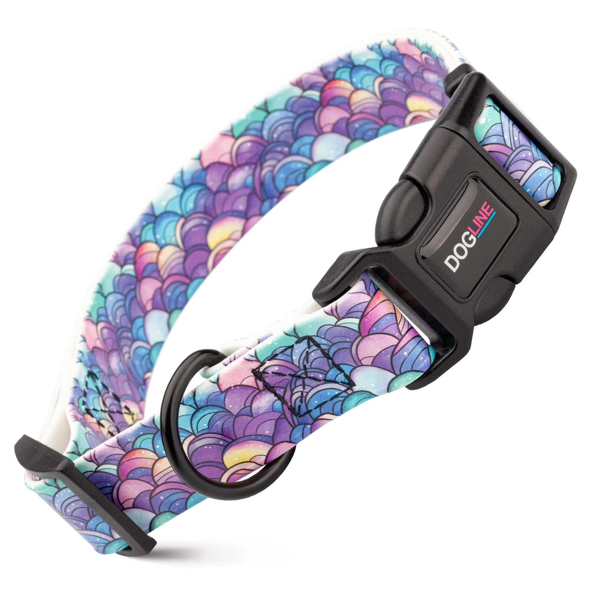 Dogline Biothane Full Color Design Printed Dog Collar with Quick Release Buckle - Image 24