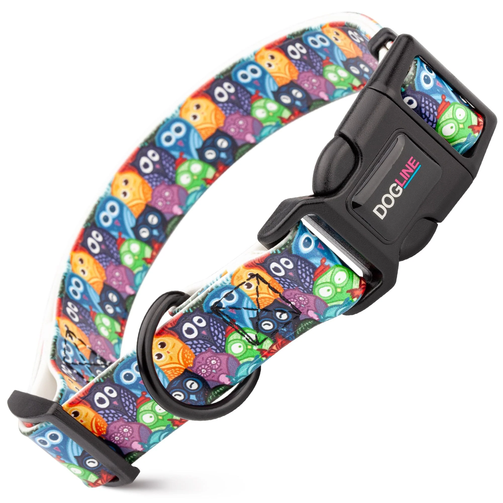 Dogline Biothane Full Color Design Printed Dog Collar with Quick Release Buckle - Image 28
