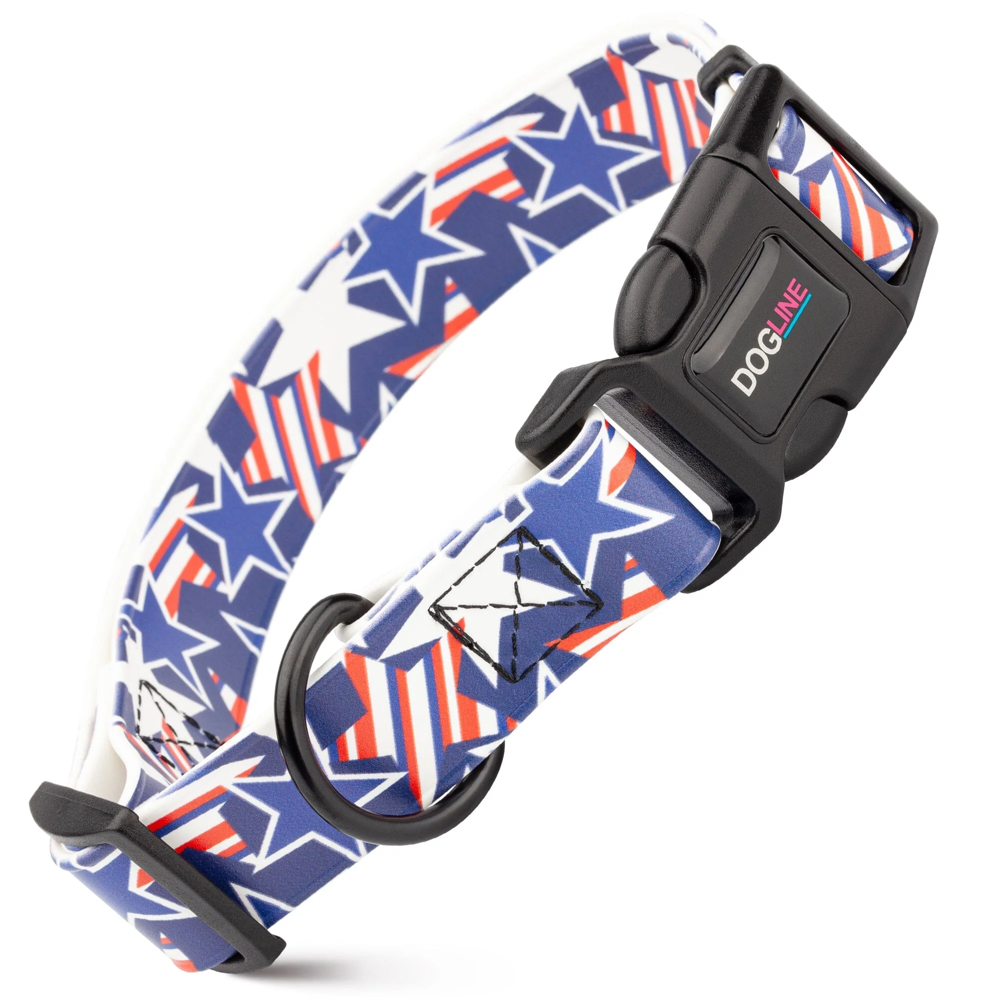 Dogline Biothane Full Color Design Printed Dog Collar with Quick Release Buckle - Image 29