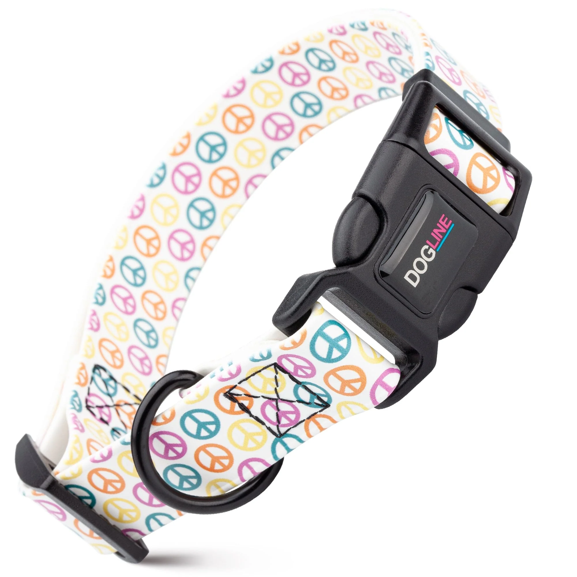 Dogline Biothane Full Color Design Printed Dog Collar with Quick Release Buckle - Image 31