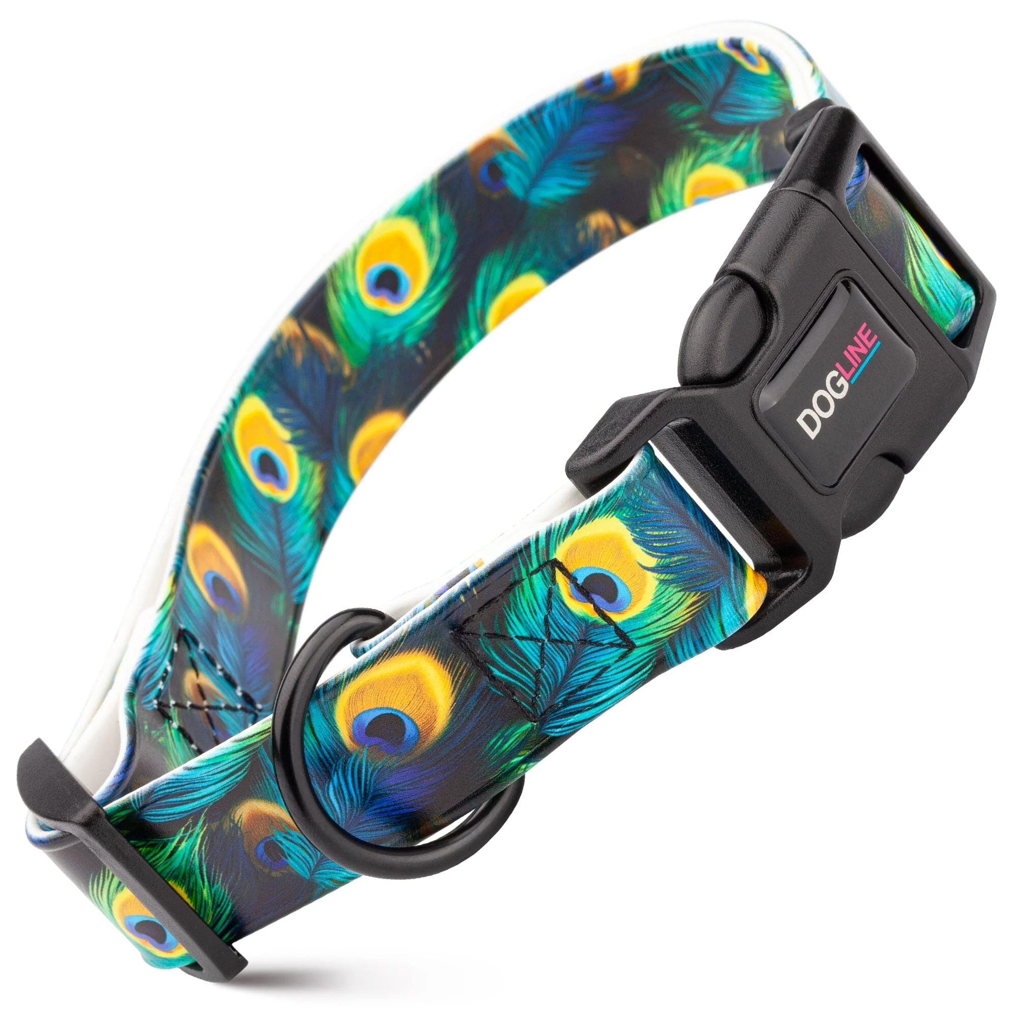 Dogline Biothane Full Color Design Printed Dog Collar with Quick Release Buckle - Image 32