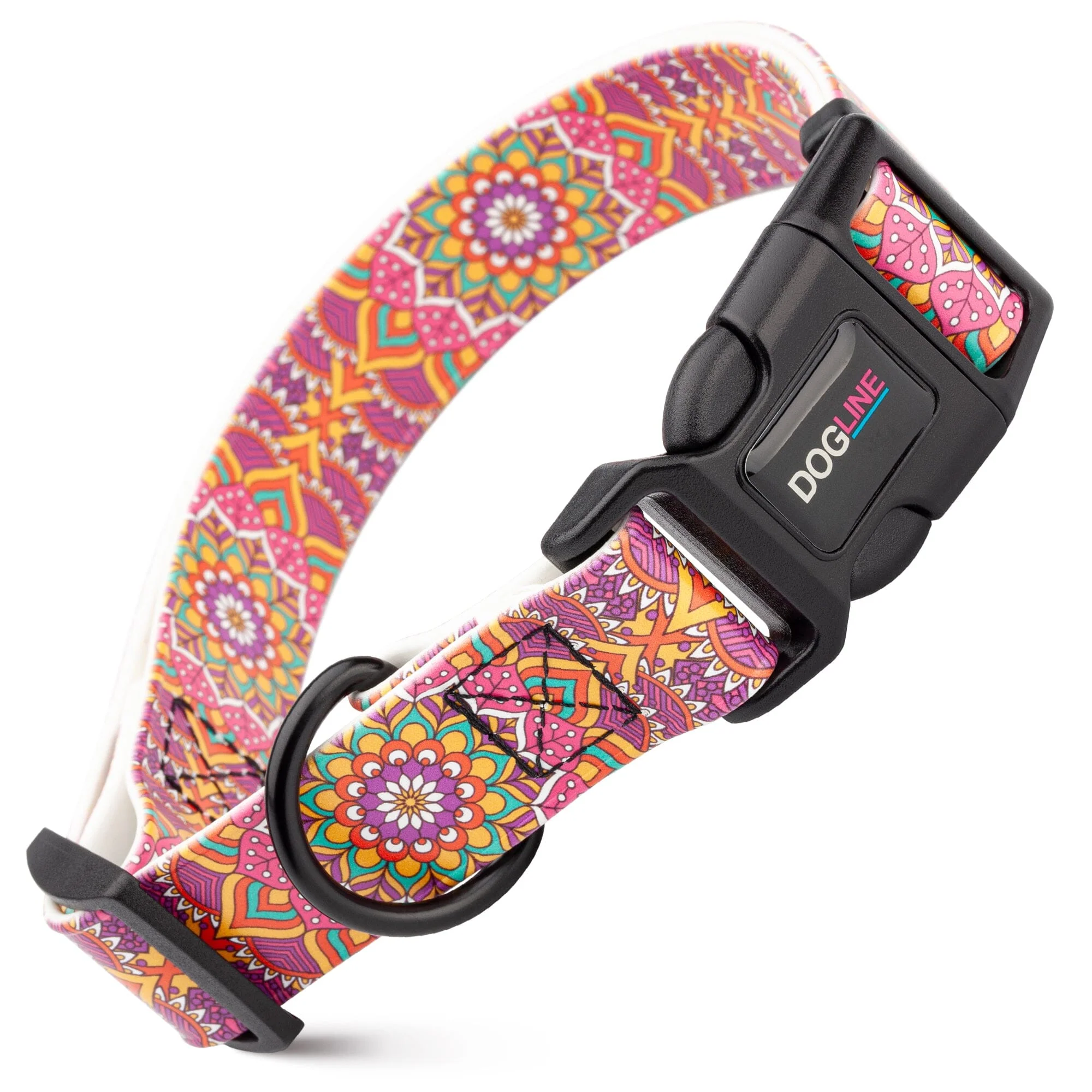 Dogline Biothane Full Color Design Printed Dog Collar with Quick Release Buckle - Image 33