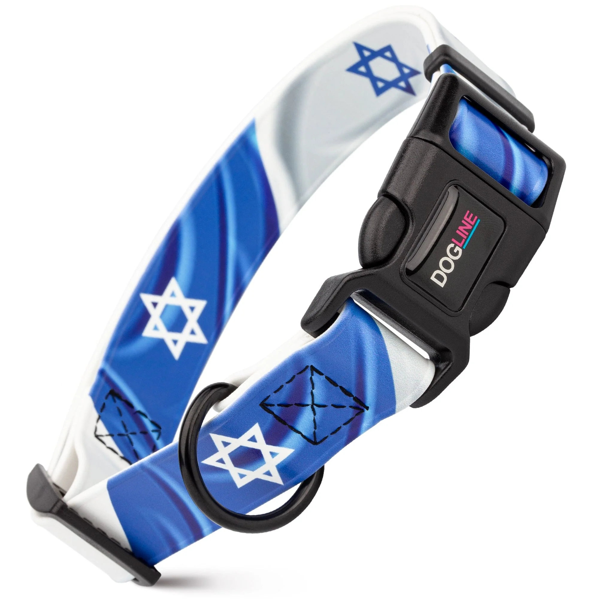 Dogline Biothane Full Color Design Printed Dog Collar with Quick Release Buckle - Image 36