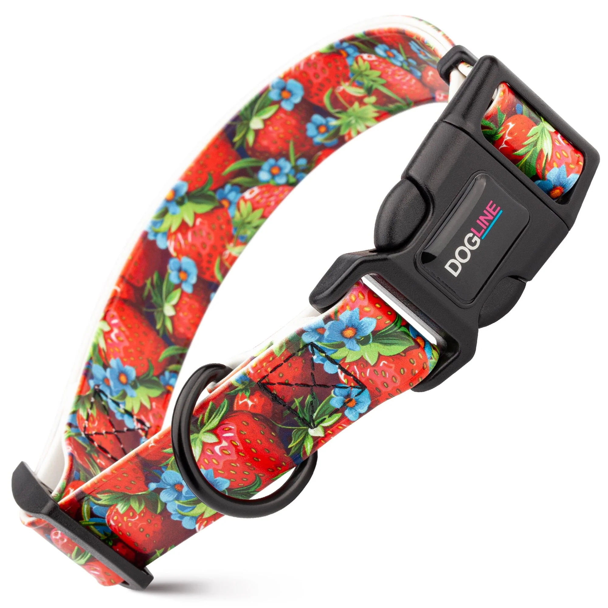 Dogline Biothane Full Color Design Printed Dog Collar with Quick Release Buckle - Image 39