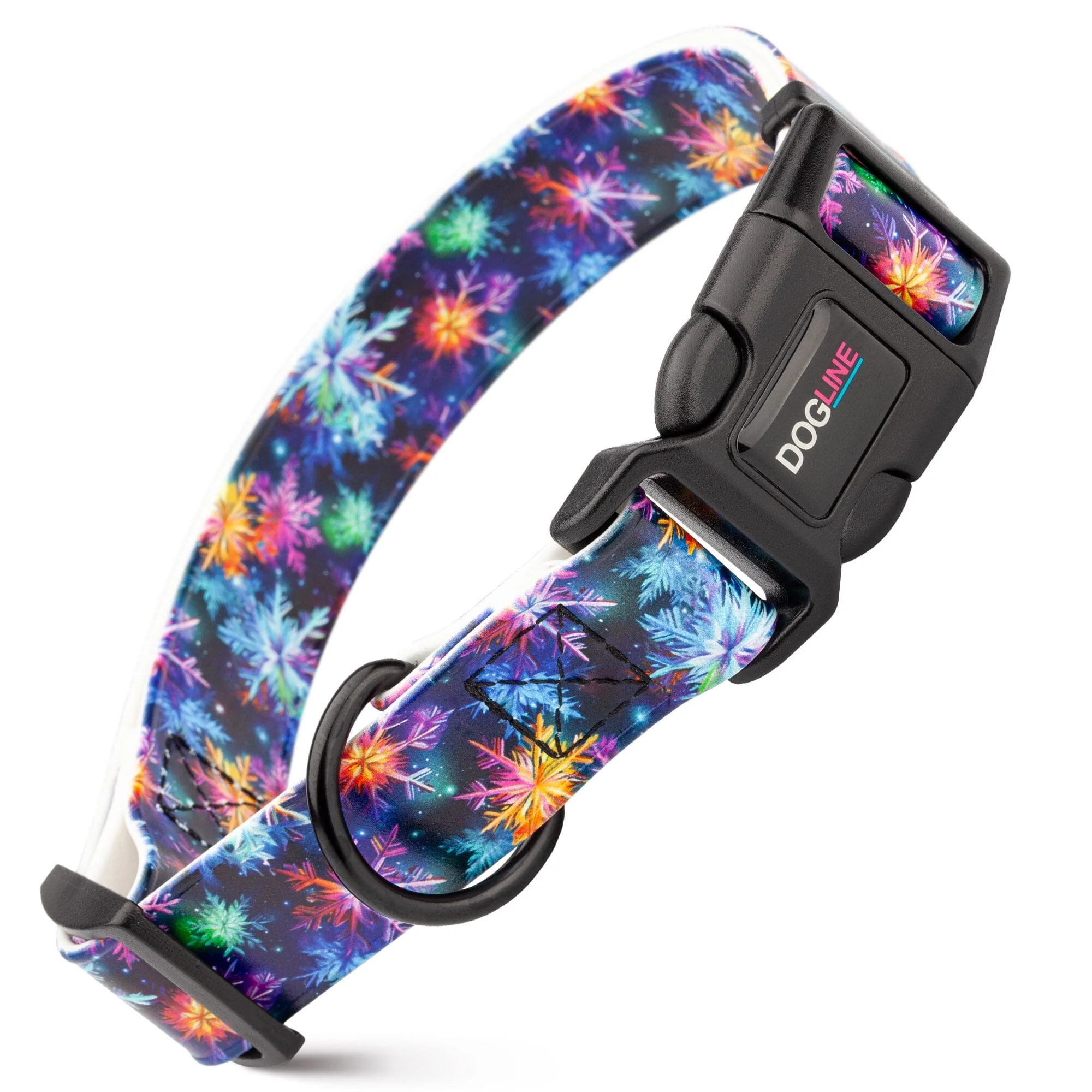 Dogline Biothane Full Color Design Printed Dog Collar with Quick Release Buckle - Image 44