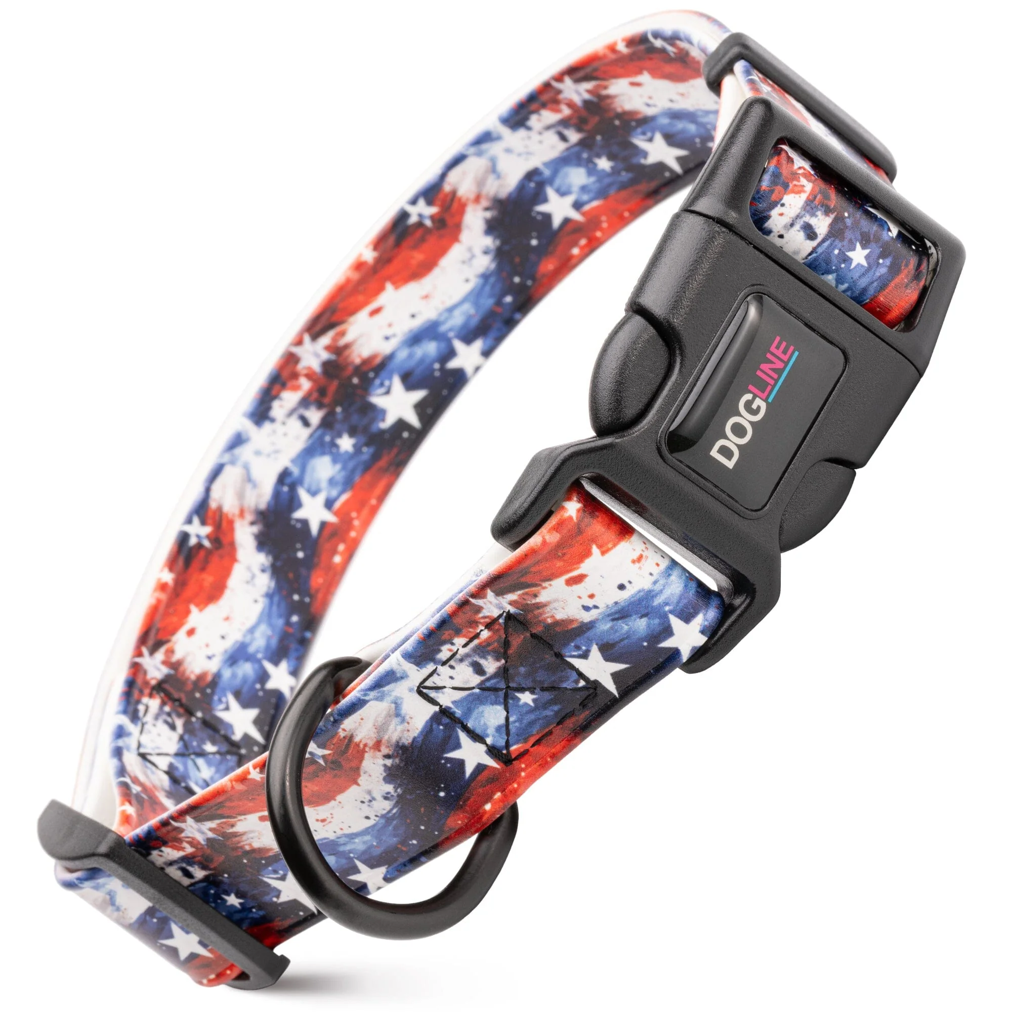 Dogline Biothane Full Color Design Printed Dog Collar with Quick Release Buckle - Image 46