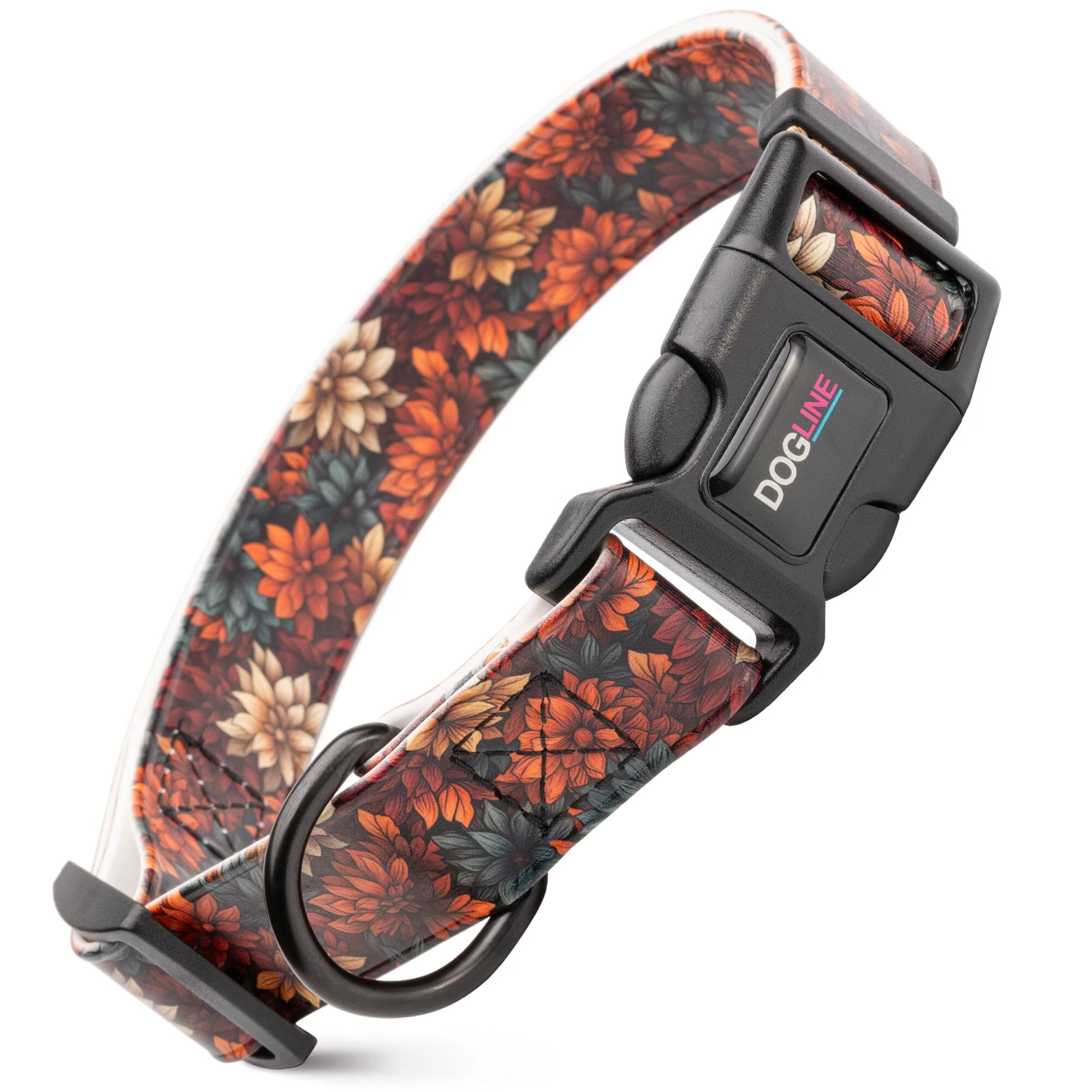 Dogline Biothane Full Color Design Printed Dog Collar with Quick Release Buckle - Image 47