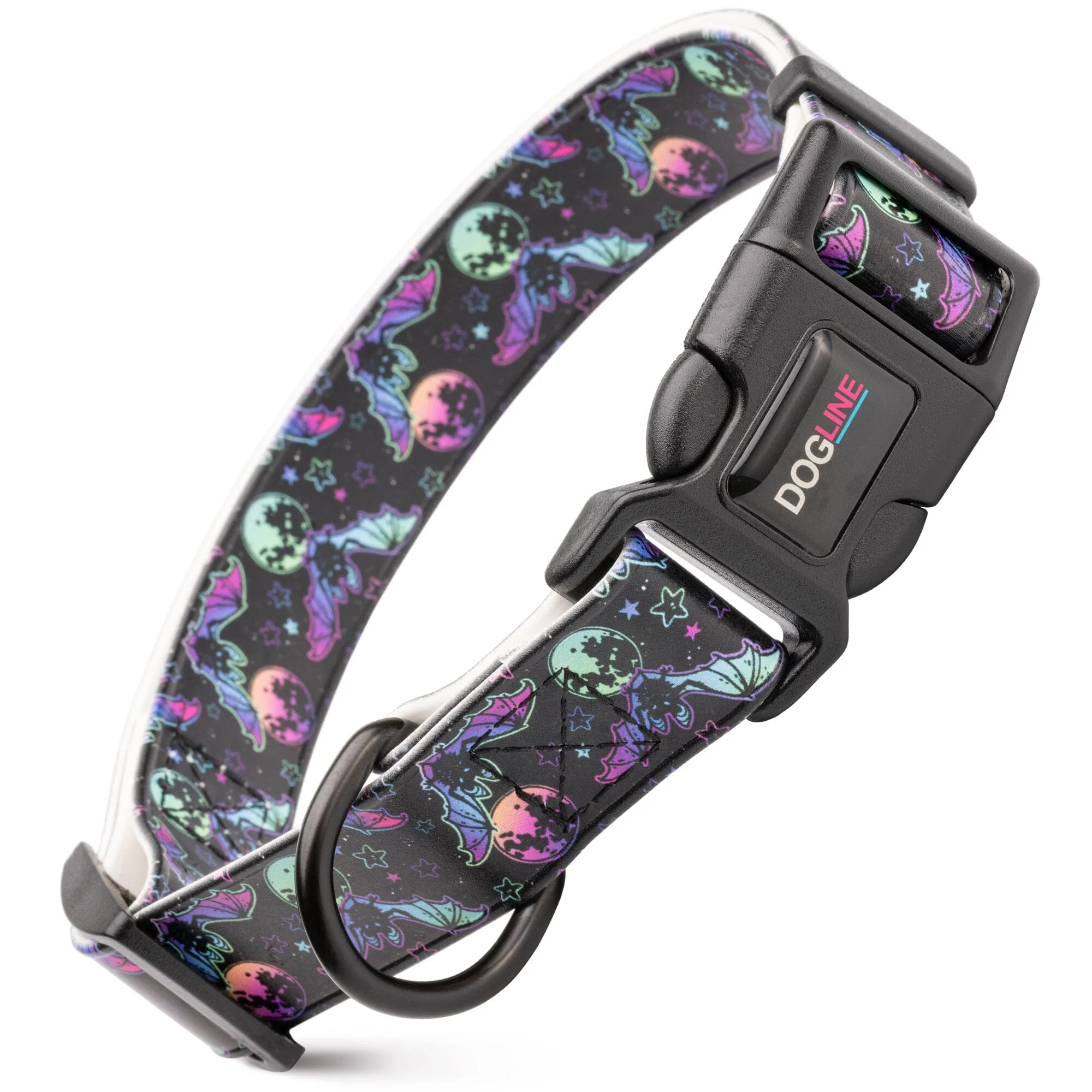 Dogline Biothane Full Color Design Printed Dog Collar with Quick Release Buckle - Image 48