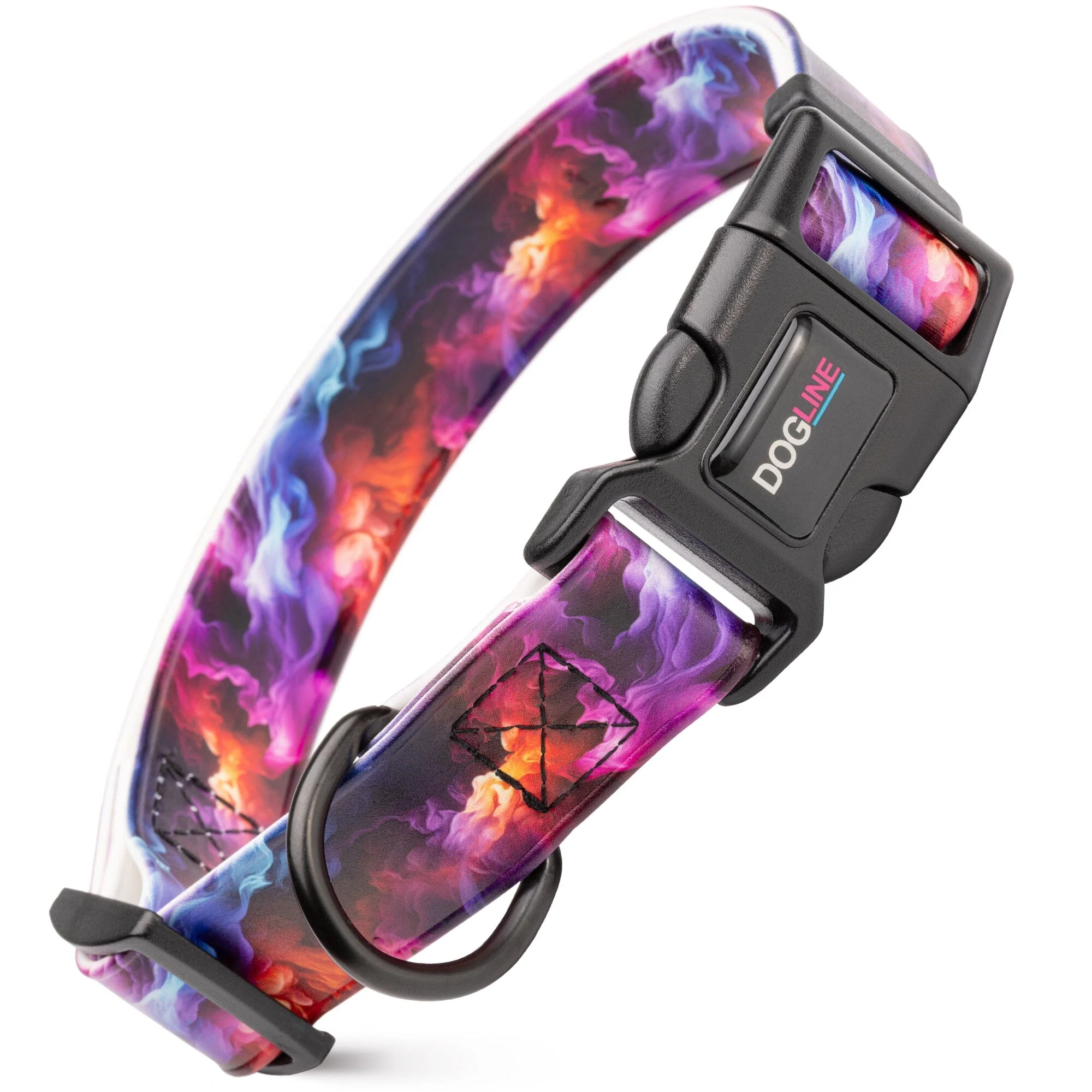 Dogline Biothane Full Color Design Printed Dog Collar with Quick Release Buckle - Image 51