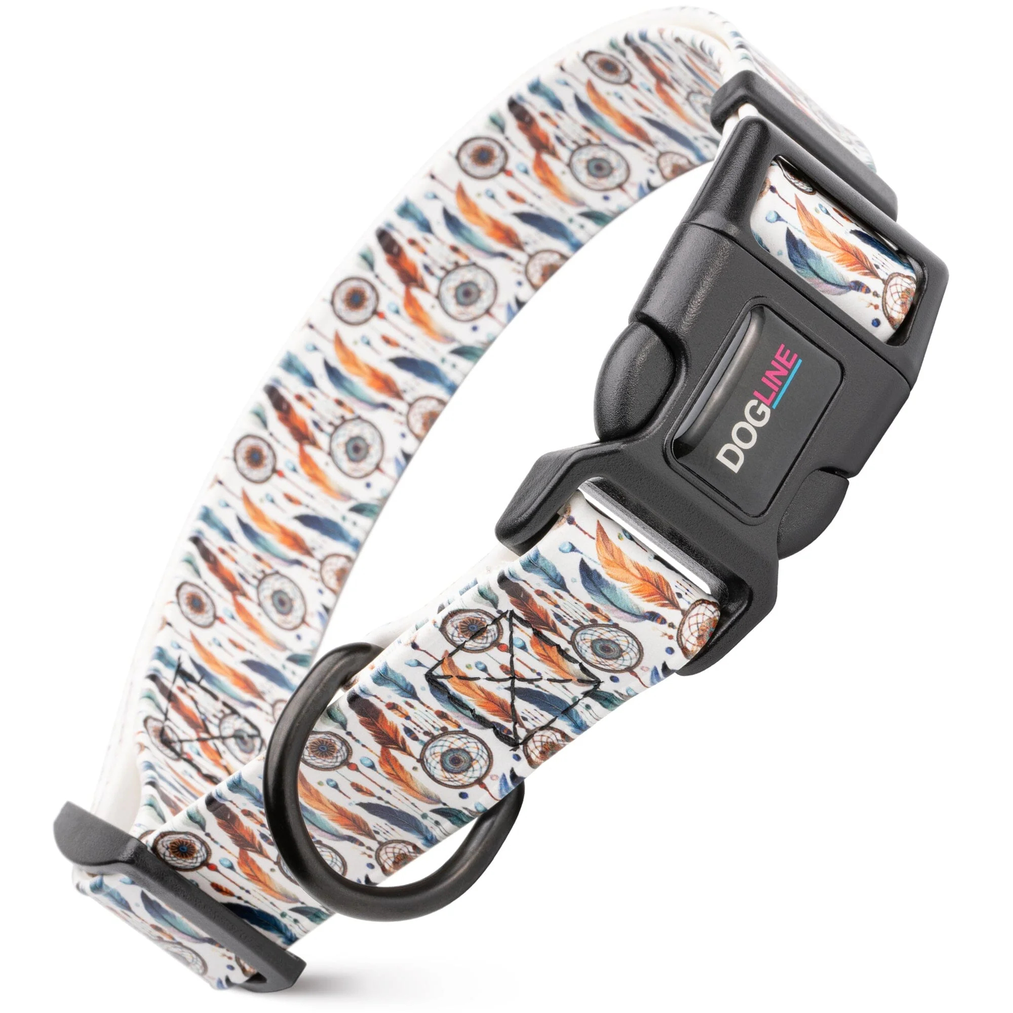 Dogline Biothane Full Color Design Printed Dog Collar with Quick Release Buckle - Image 52