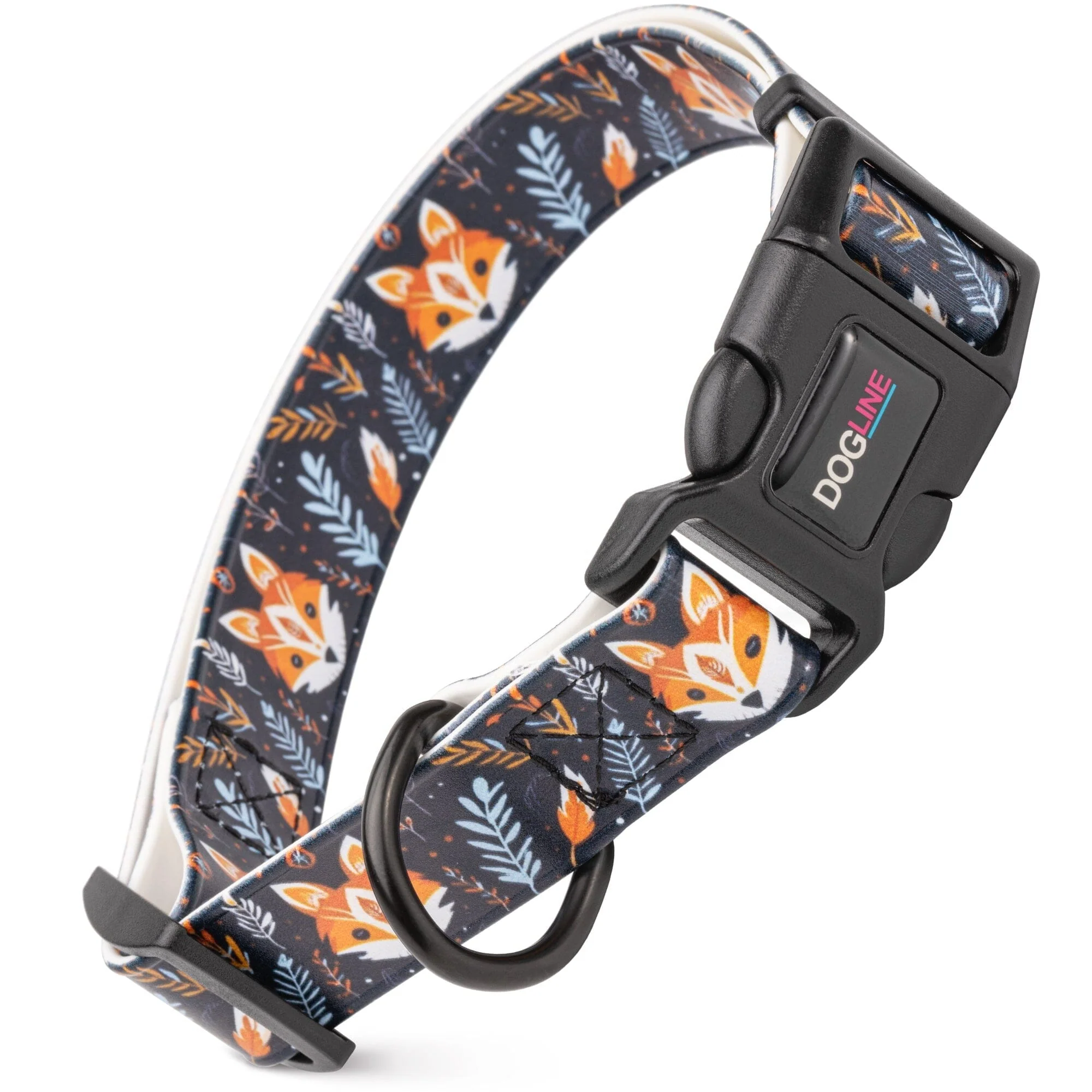 Dogline Biothane Full Color Design Printed Dog Collar with Quick Release Buckle - Image 56