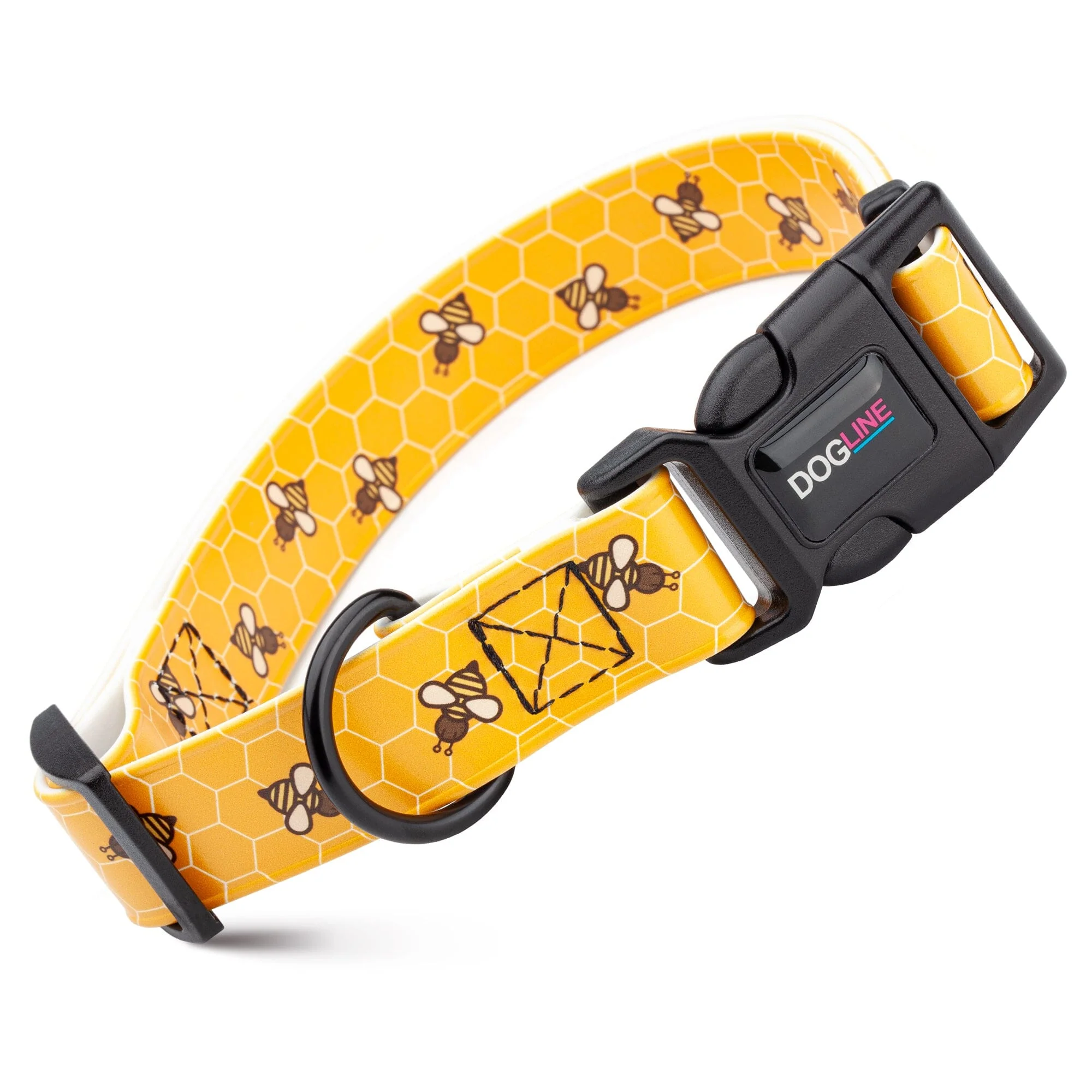 Dogline Biothane Full Color Design Printed Dog Collar with Quick Release Buckle - Image 7