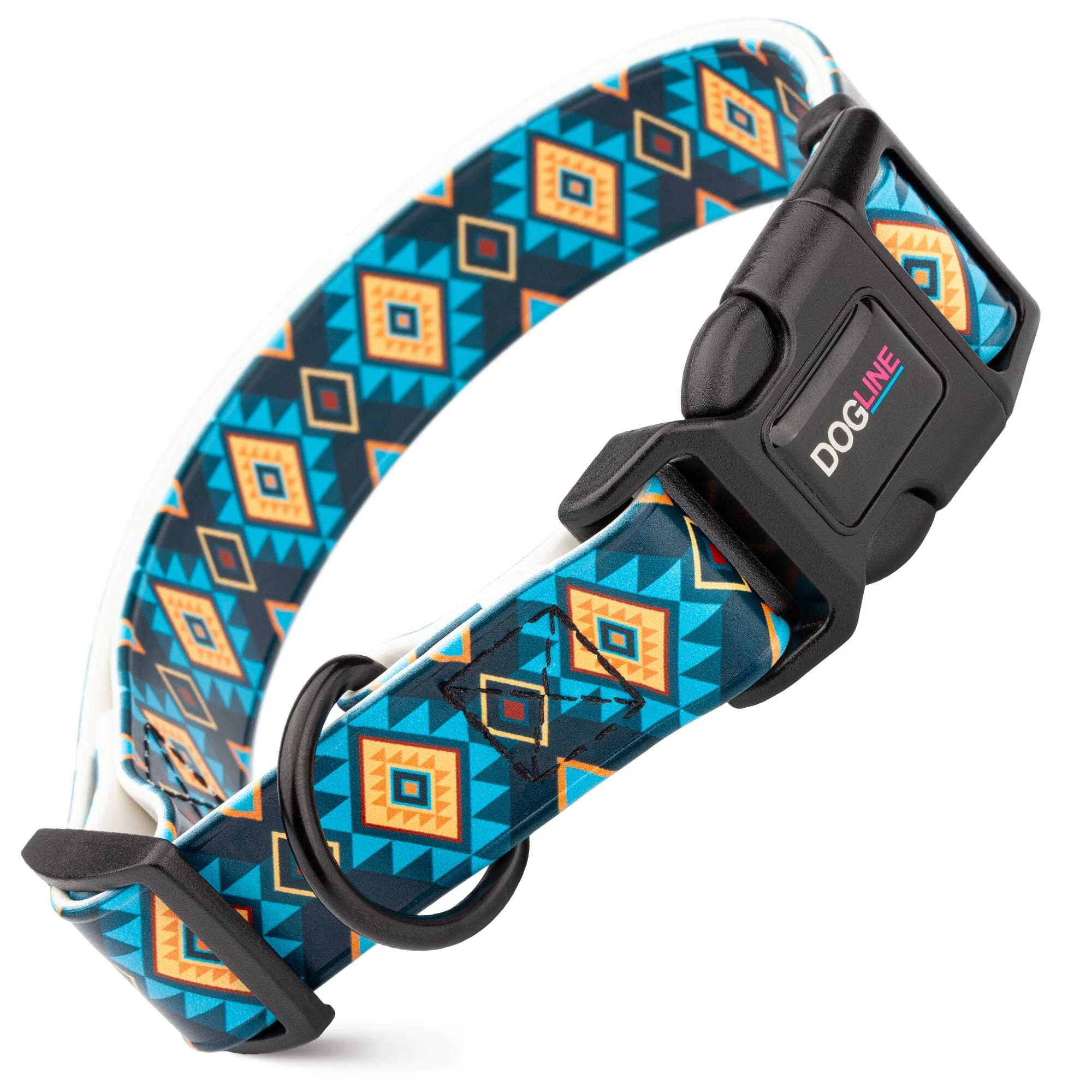 Dogline Biothane Full Color Design Printed Dog Collar with Quick Release Buckle - Image 8