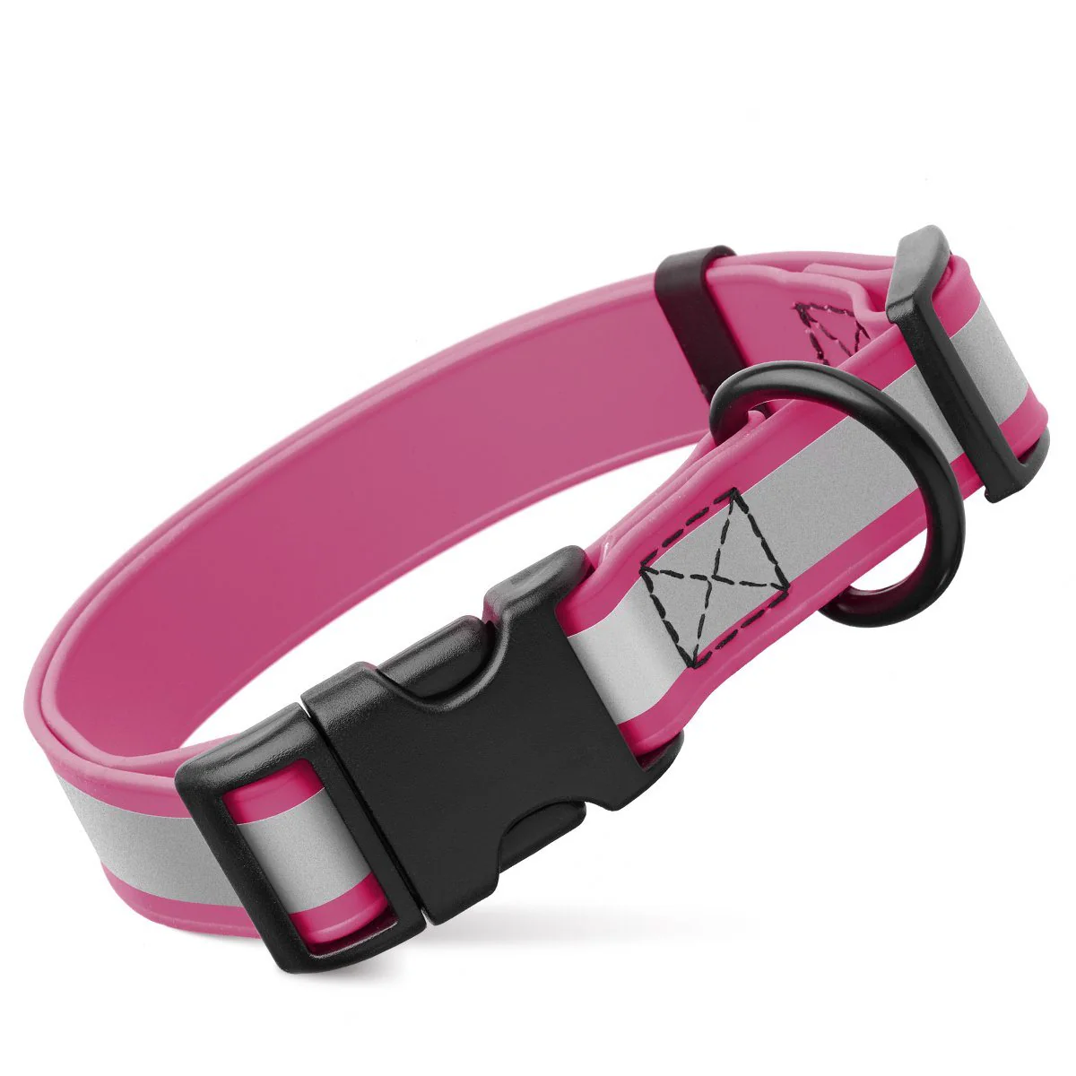 Dogline Biothane Reflective Dog Collar with Quick Release Buckle - Image 14