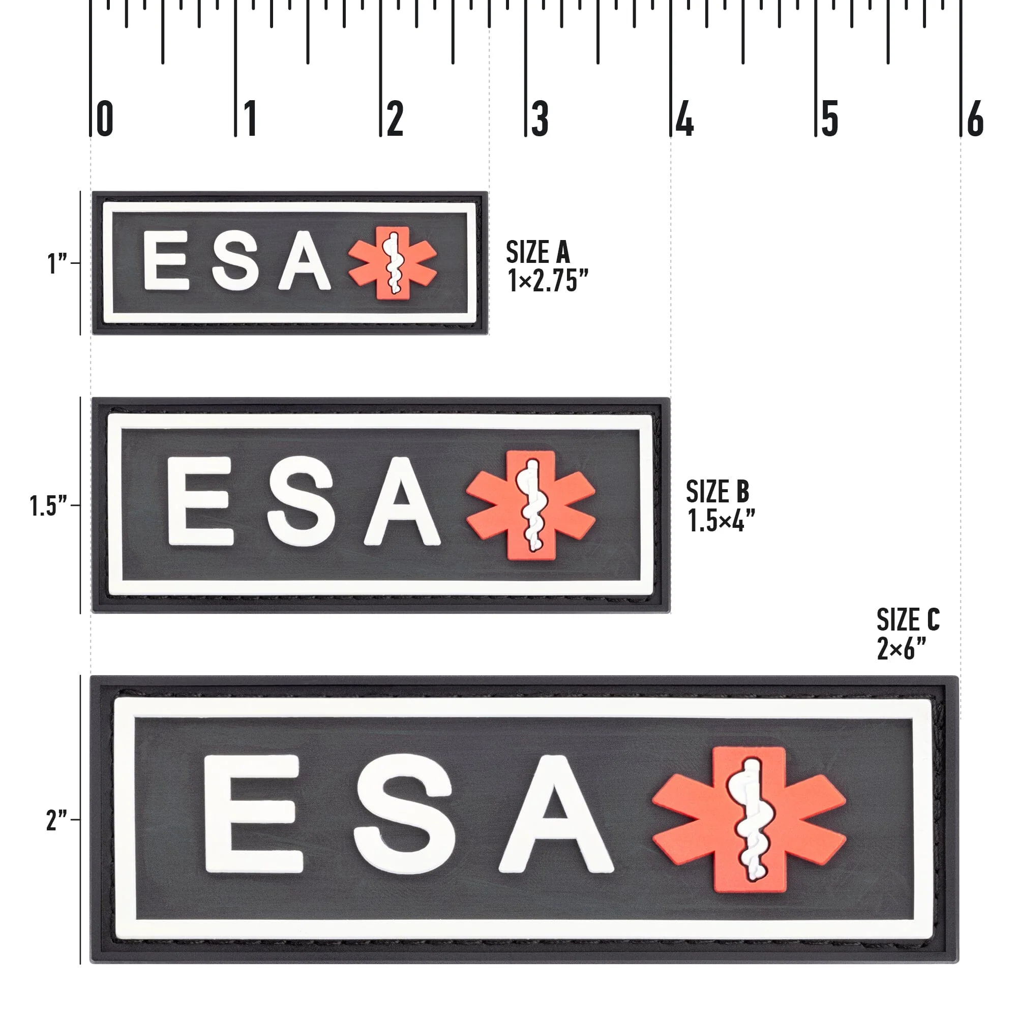 Dogline ESA Dog 3D Rubber Patches - Image 9