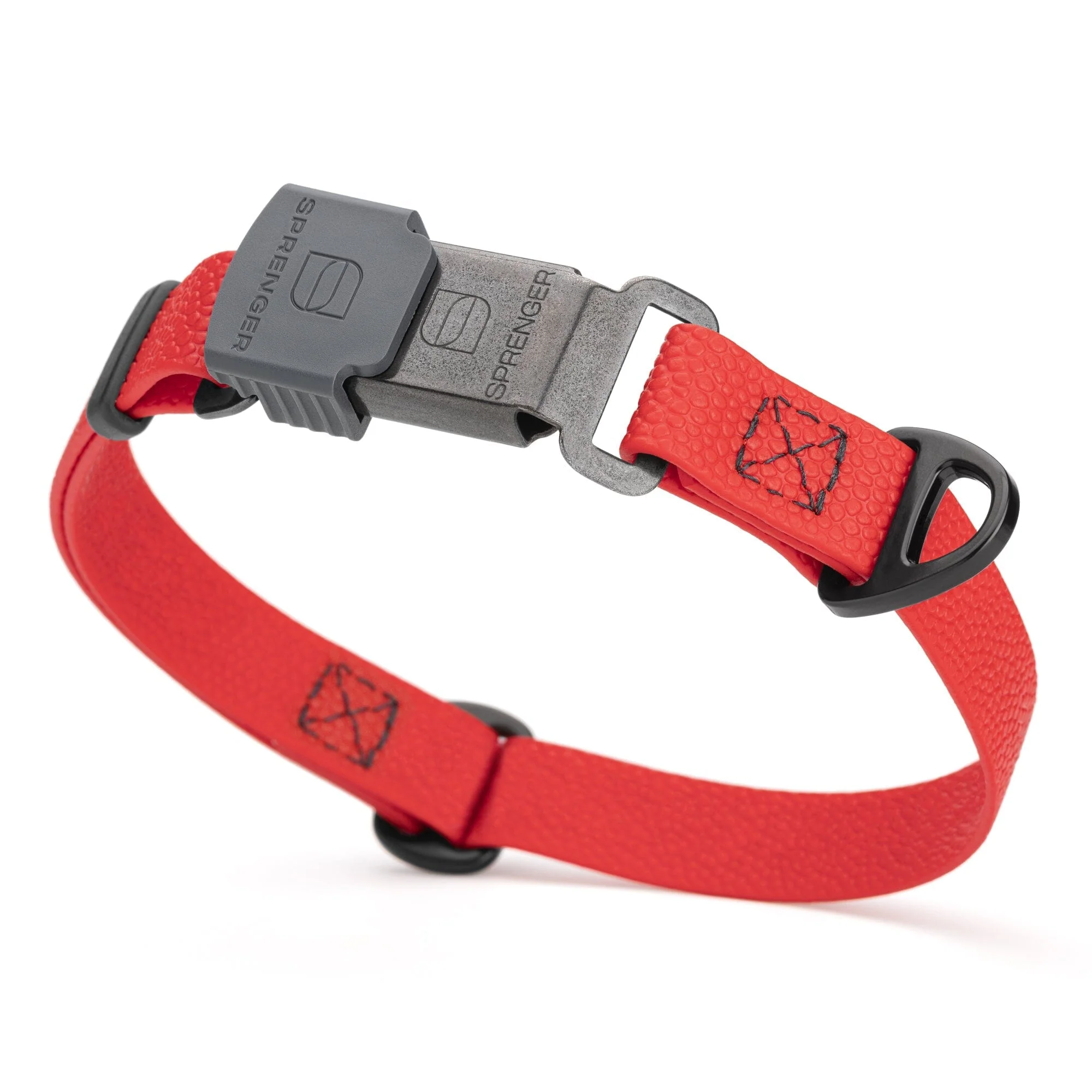 Dogline Pebble Emboss Biothane Dog Collar with Herm Sprenger Stainless Steel ClicLock Buckle - Image 14
