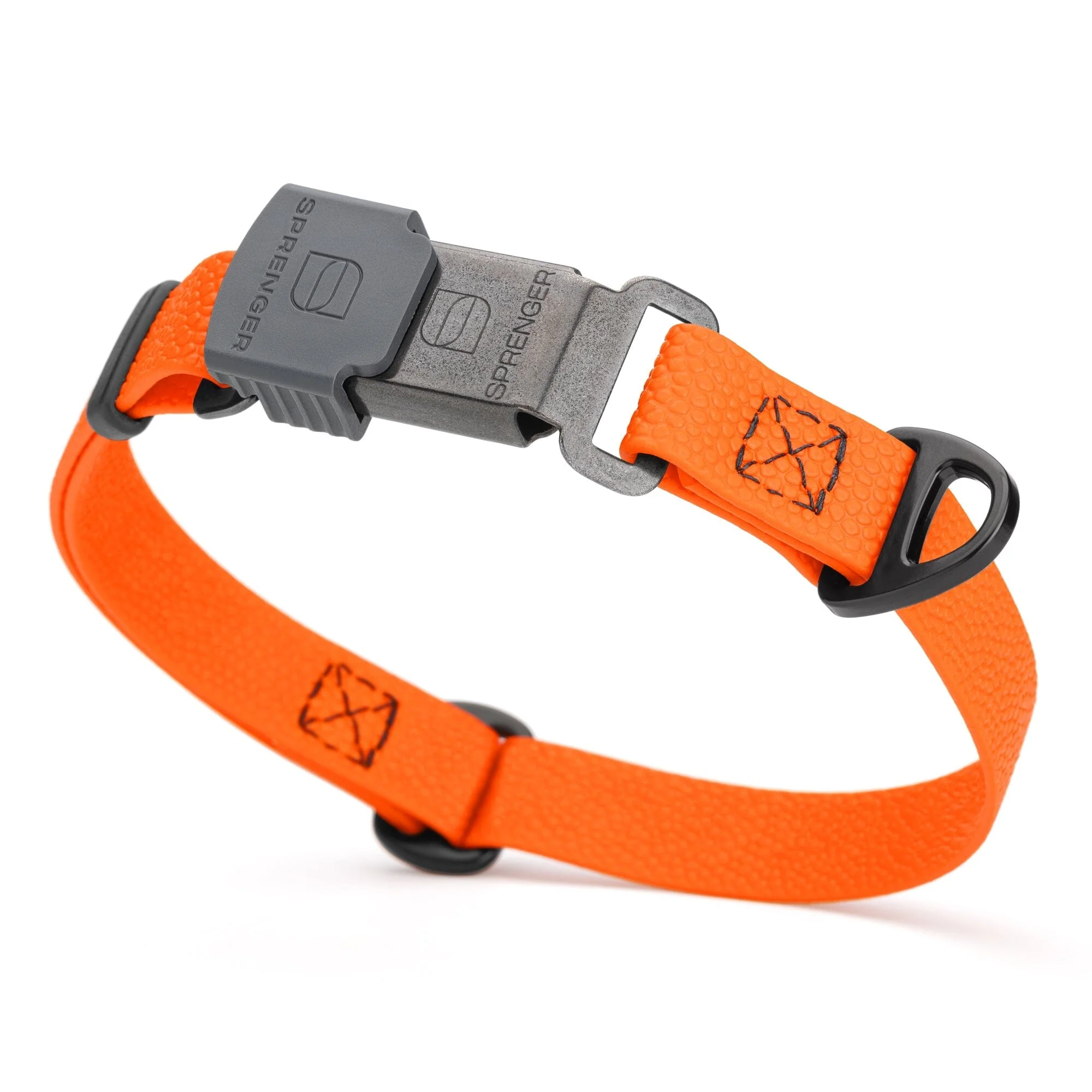 Dogline Pebble Emboss Biothane Dog Collar with Herm Sprenger Stainless Steel ClicLock Buckle - Image 15