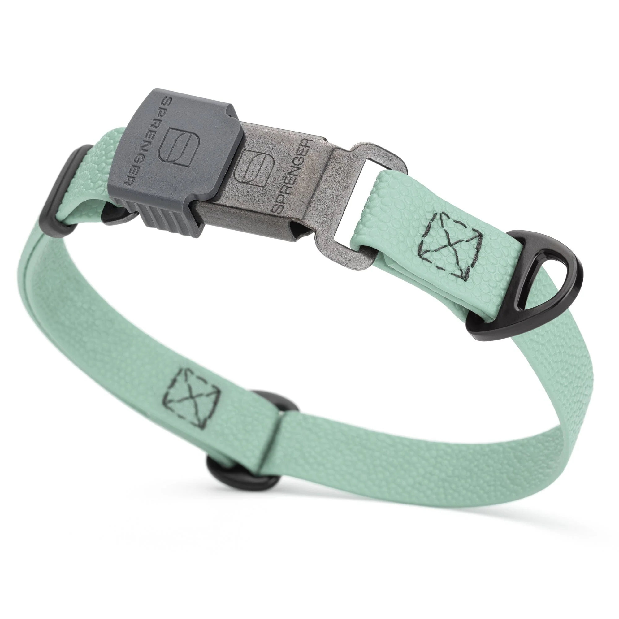 Dogline Pebble Emboss Biothane Dog Collar with Herm Sprenger Stainless Steel ClicLock Buckle - Image 16