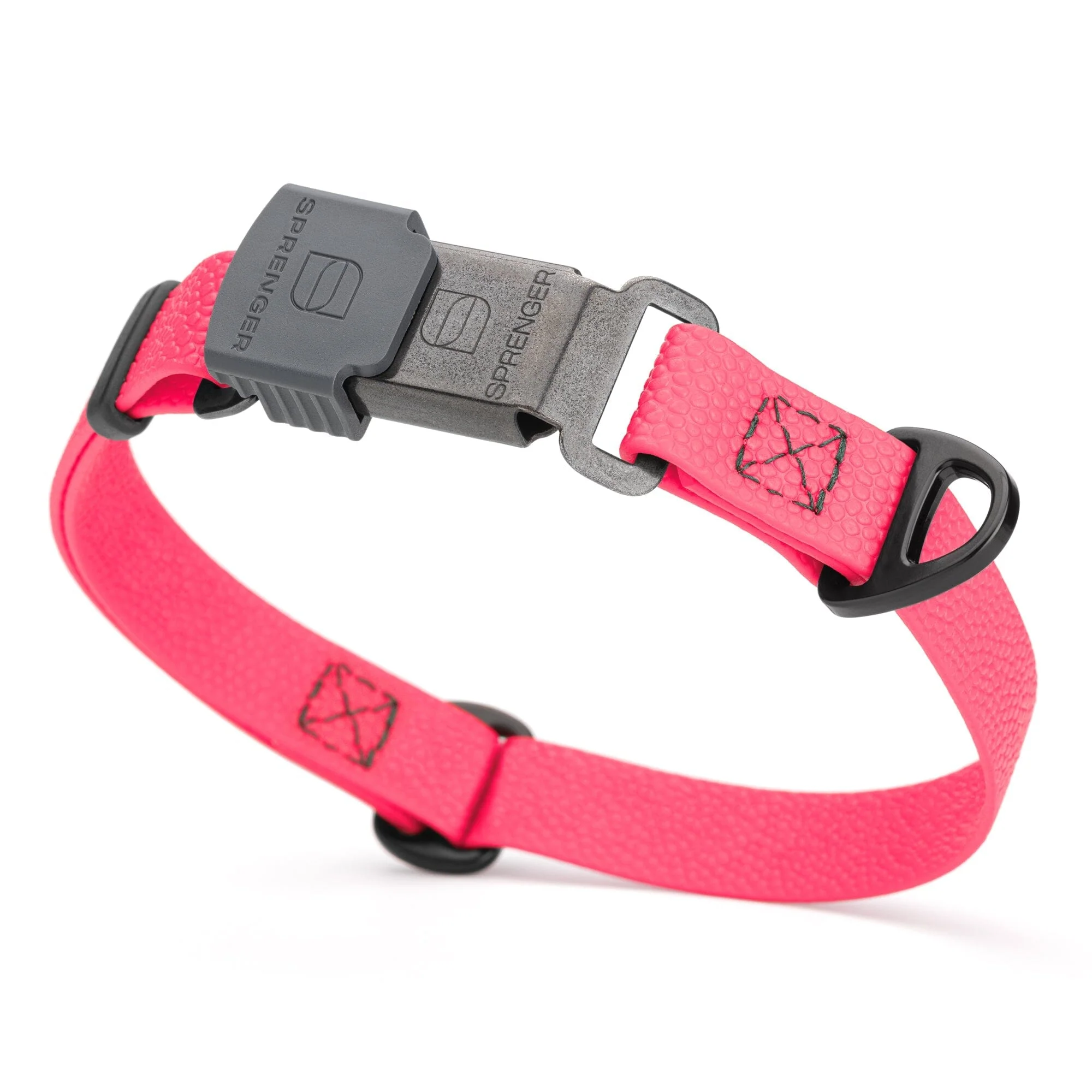Dogline Pebble Emboss Biothane Dog Collar with Herm Sprenger Stainless Steel ClicLock Buckle - Image 17