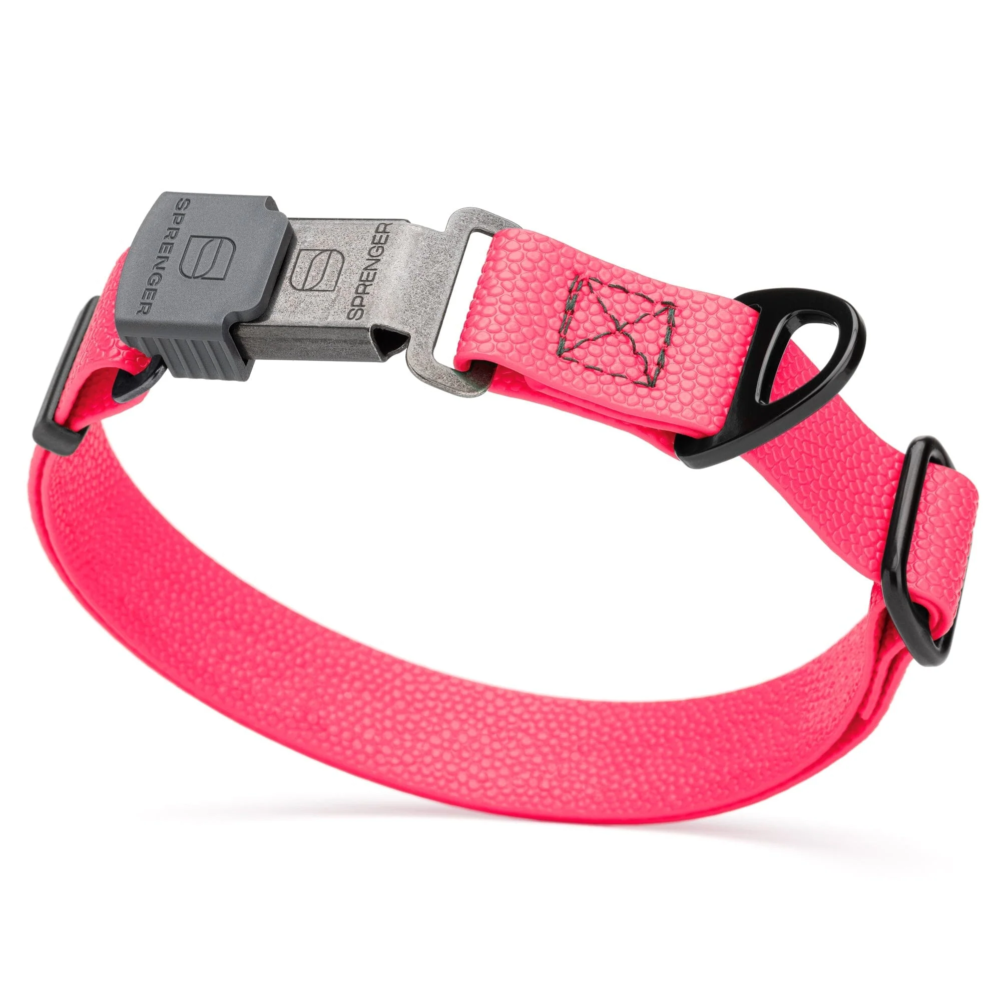Dogline Pebble Emboss Biothane Dog Collar with Herm Sprenger Stainless Steel ClicLock Buckle - Image 25