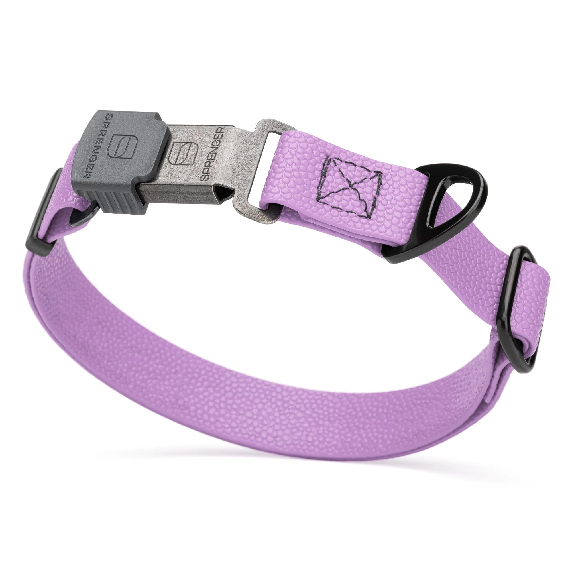 Dogline Pebble Emboss Biothane Dog Collar with Herm Sprenger Stainless Steel ClicLock Buckle - Image 26